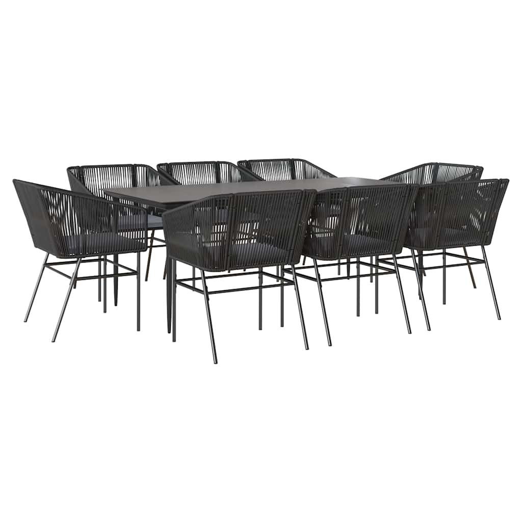 vidaXL Garten-Essgruppe 9-tlg. Garten-Essgruppe mit Kissen günstig online kaufen