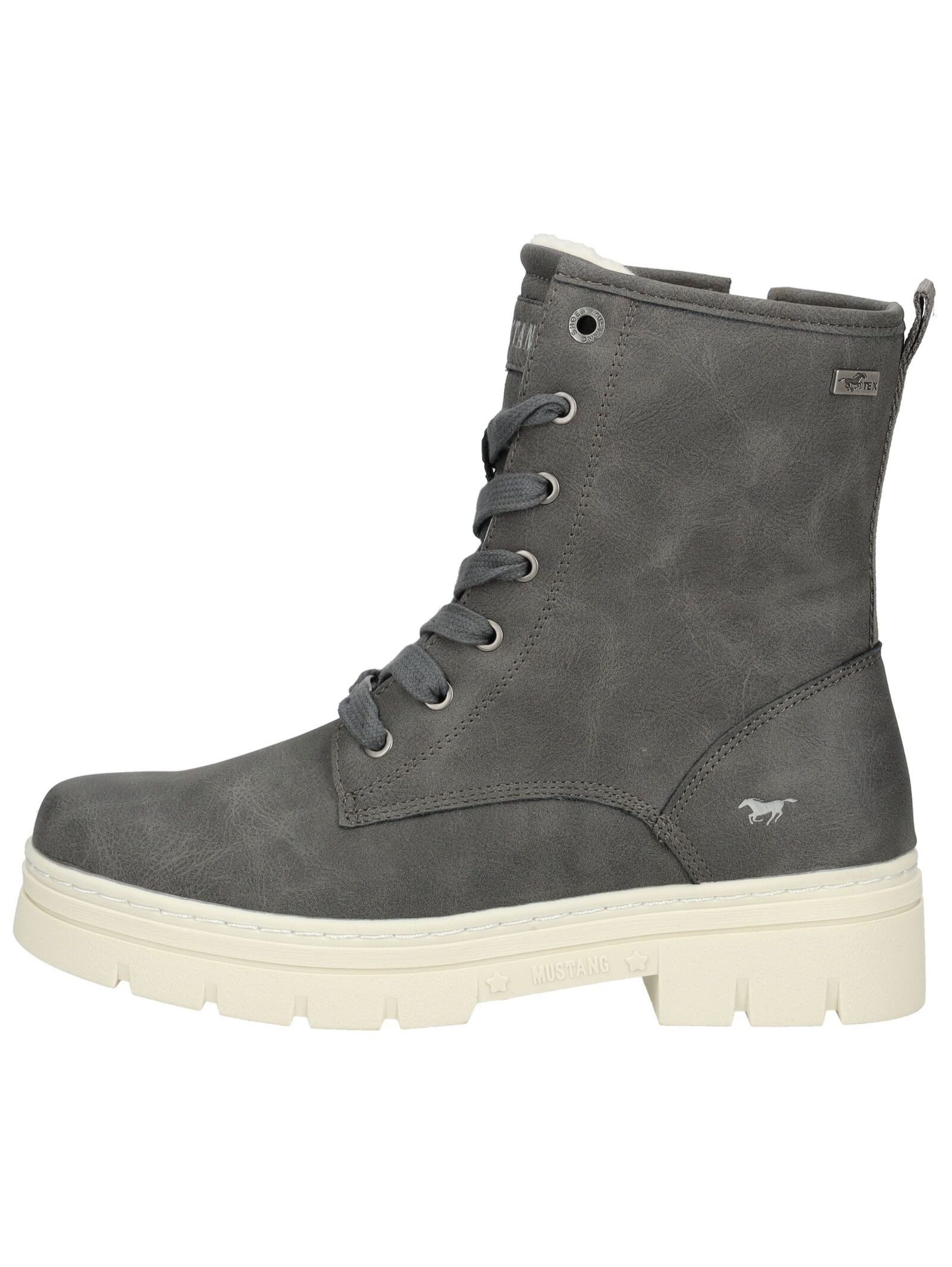 MUSTANG Stiefelette Lederimitat . Schnürstiefelette günstig online kaufen