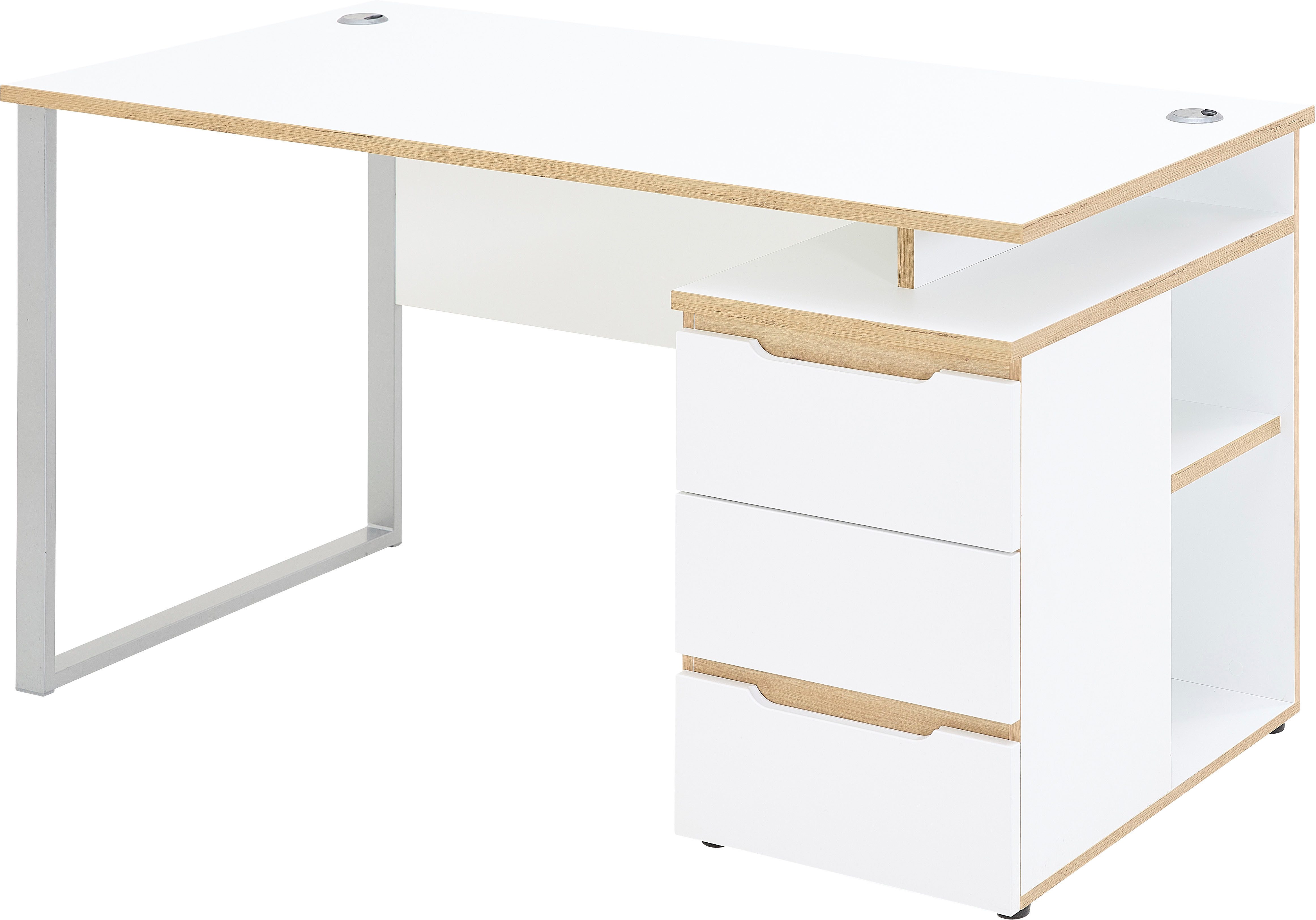 Innostyle Schreibtisch Memphis Schreibtisch, 150x77x73cm (B/H/T) (1-St), ABS-Kantenschutz, Soft Touch Oberfläche