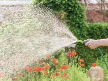 Kinzo Bewässerungssystem KINZO Gartenschlauch Aufroller freistehend mit 30