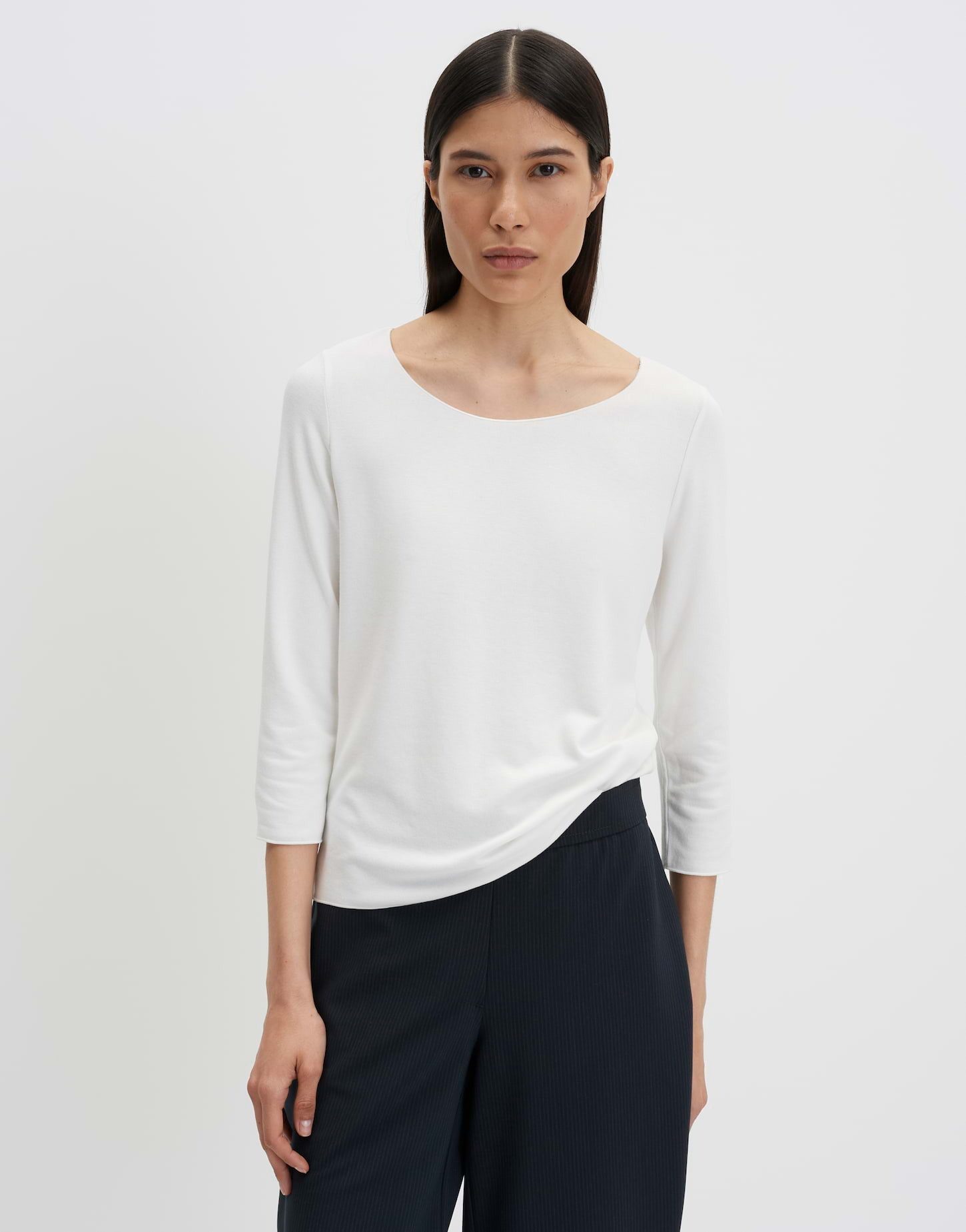 someday 3/4-Arm-Shirt Kirosa soft aus Viskosemix mit weichem Griff Cleanes Basic mit angenehmem Tragegefühl