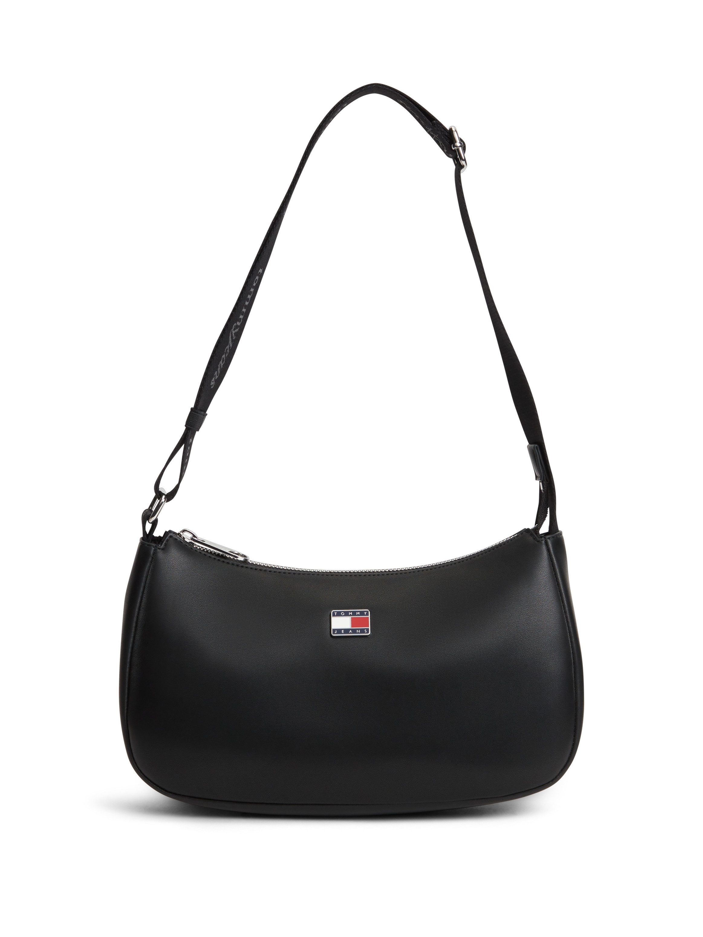 Tommy Jeans Schultertasche TJW DAILY ELEVATED SHOULDER BAG, Damen Handtasche, Umhängetasche mit Logo-Schmuckelement
