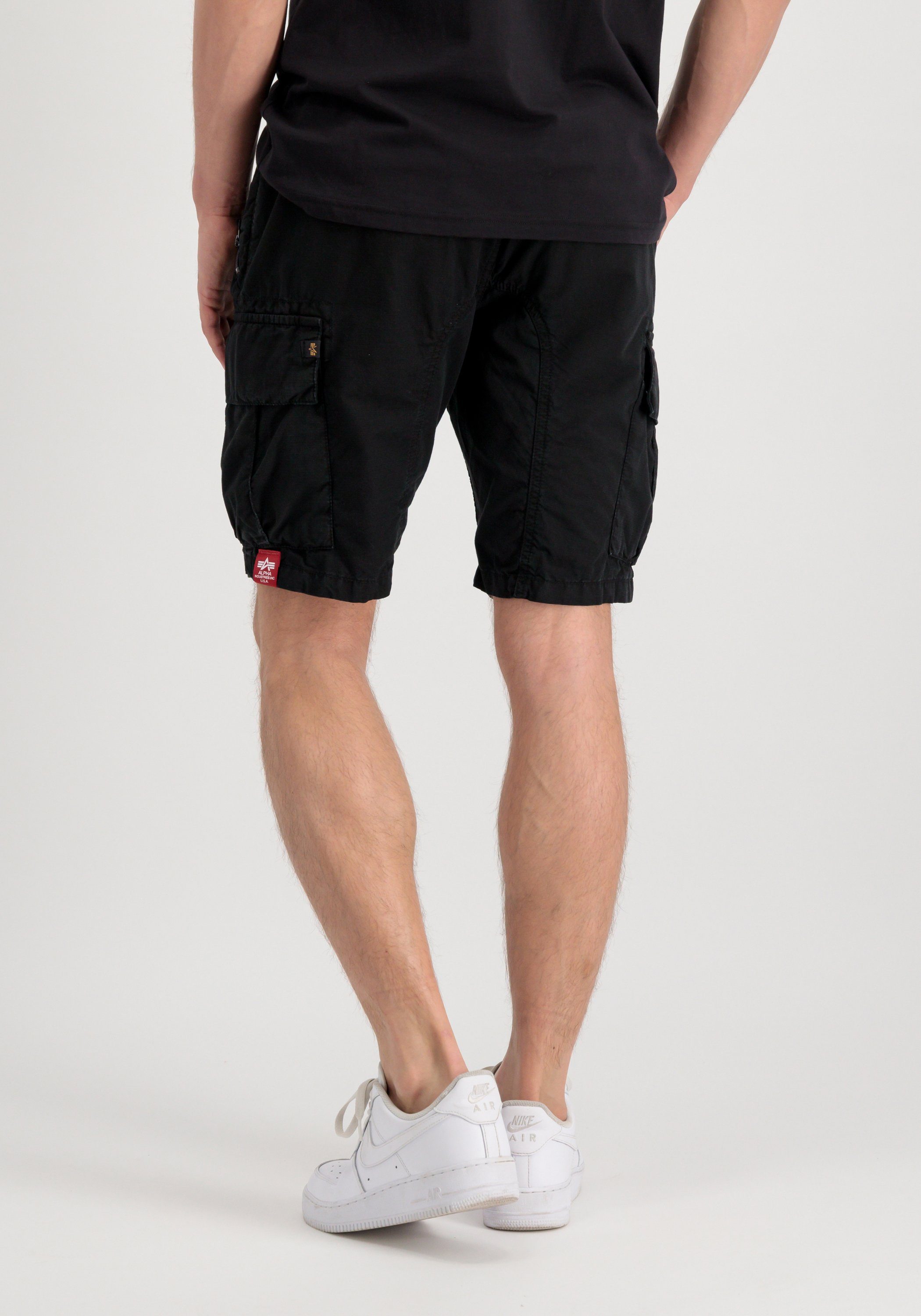 Shorts Ripstop - Cargo black Short Jogger Alpha Men Industries Alpha Industries Sweatshorts