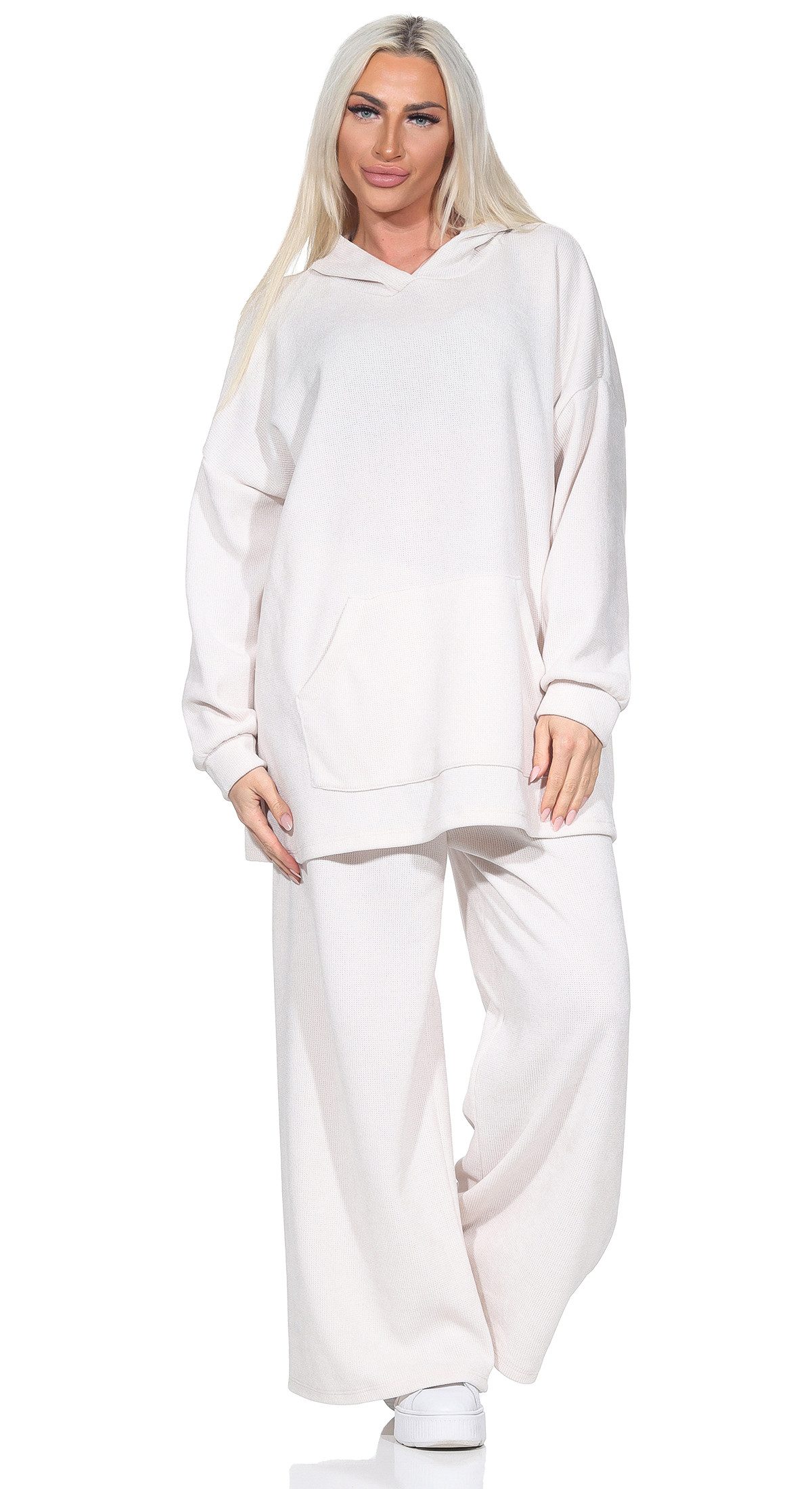 OriginalYou Hausanzug Damen Anzug Set Soft Cord Oversize Pullover mit Cordhosen (Set) hautfreundliches Soft Cord Material, Розмір 42 bis 48