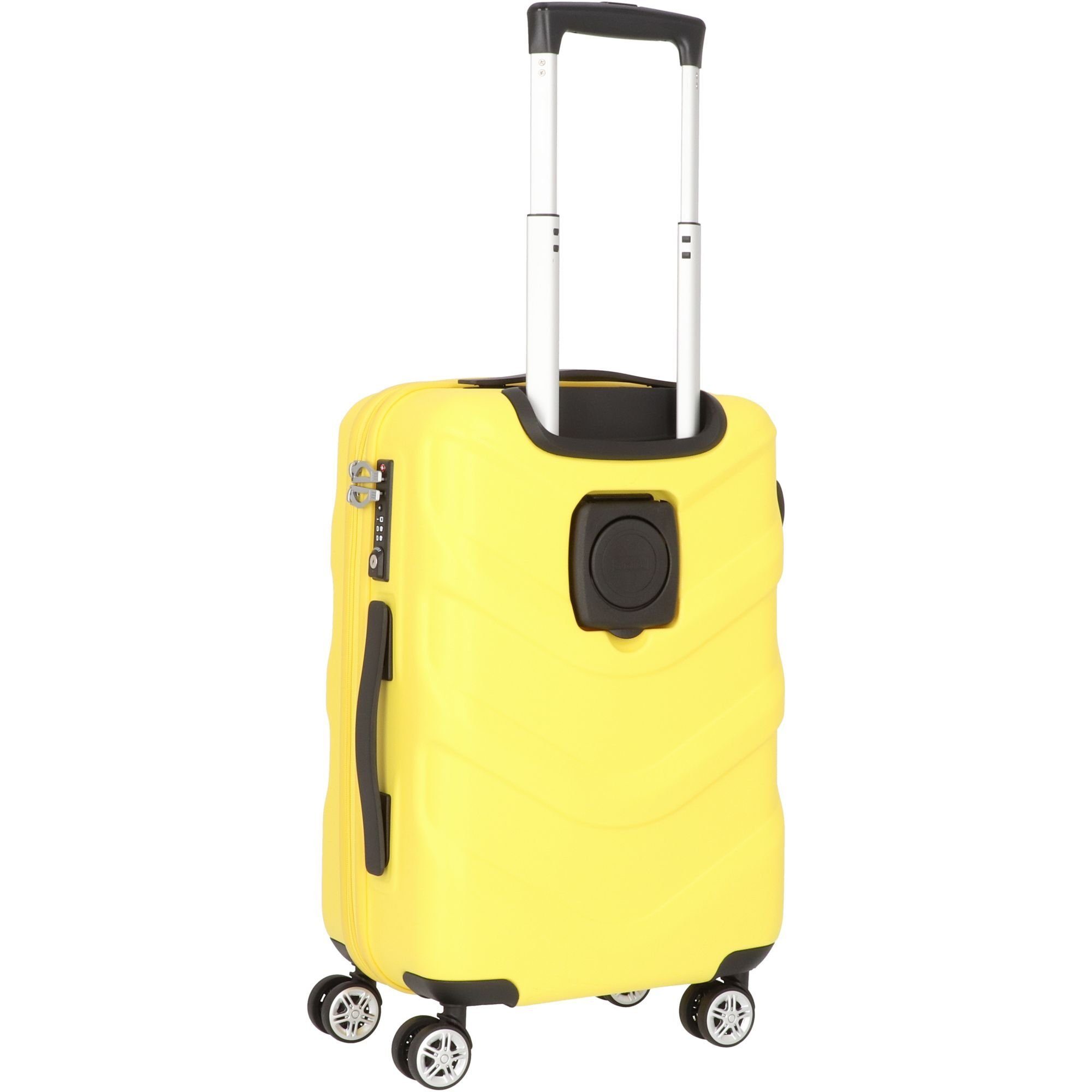 Stratic Handgepäck-Trolley yellow ABS 4 Rollen, Arrow 2