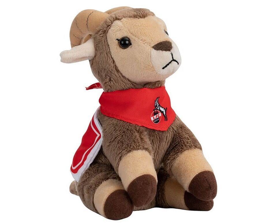 1. FC Köln Plüschfigur 1. FC Koeln Plüsch-Hennes sitzend 16 cm Grüner Hennes, 100% Polyester