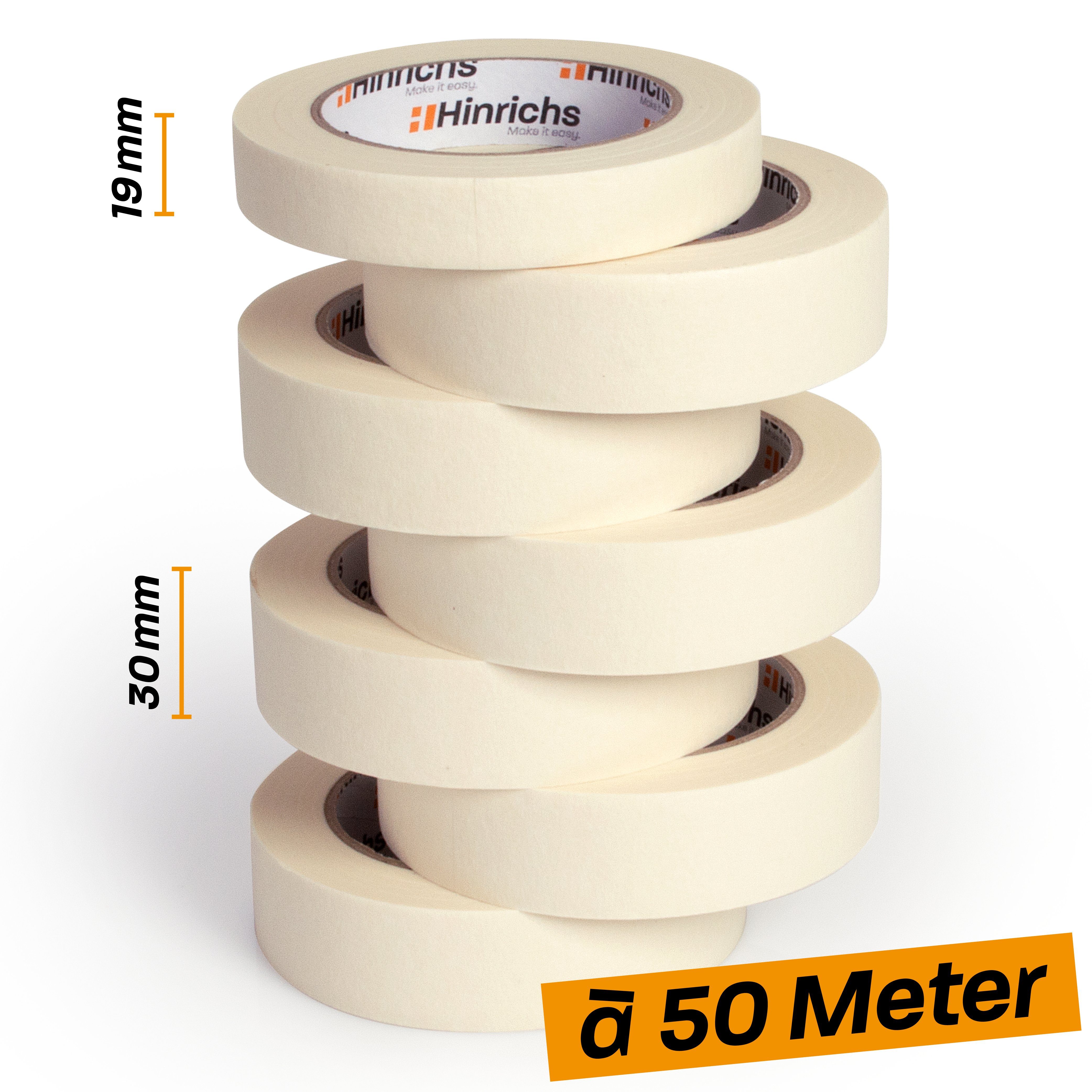 Hinrichs Klebeband 7 x Kreppband 6 günstig online kaufen