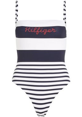 Tommy Hilfiger Swimwear Badeanzug TH ONE PIECE PRINT mit Tommy Hilfiger-Branding