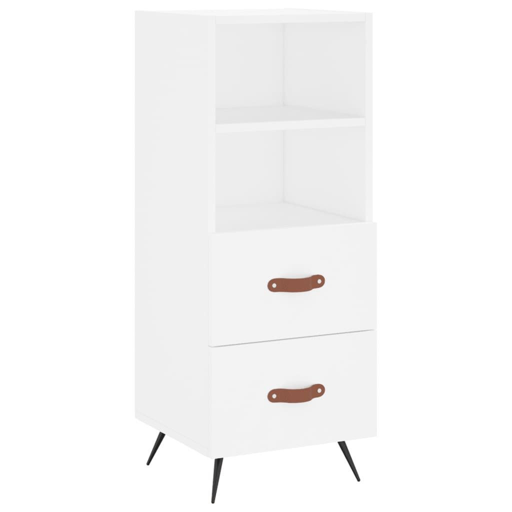 Sideboard Sideboard Weiß 34,5x34x90 cm Holzwerkstoff