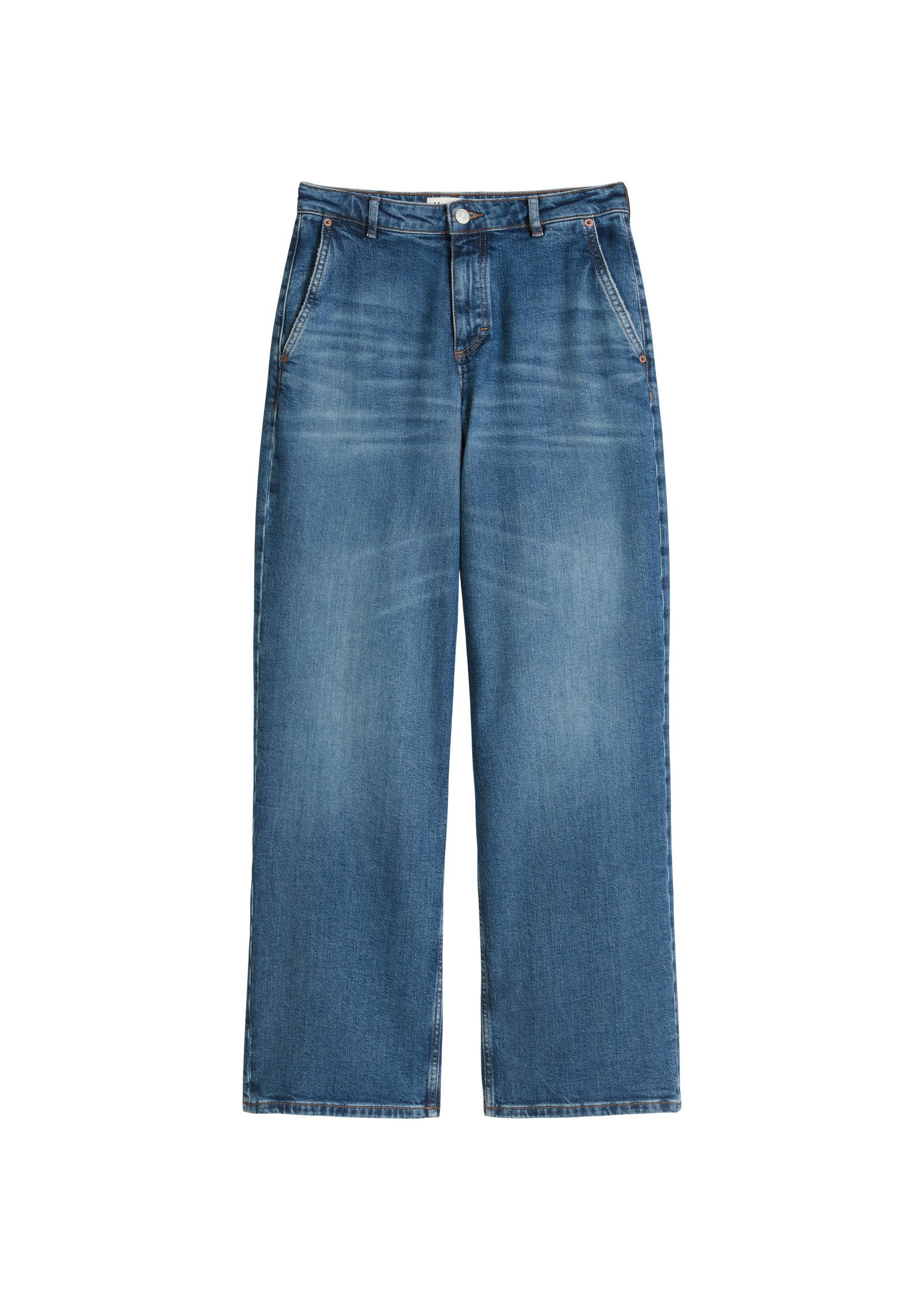 Weite Jeans aus Organic Cotton-Mix