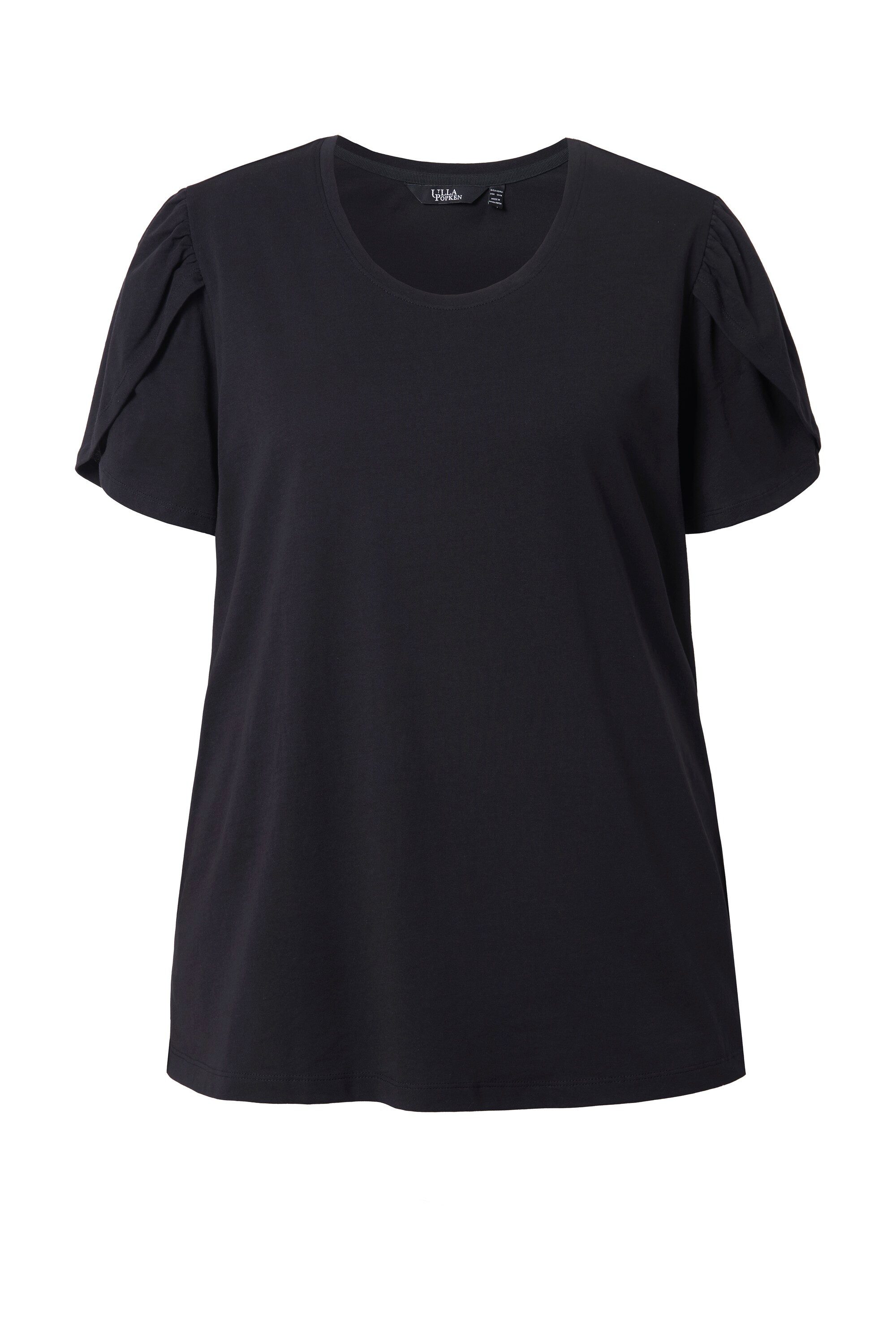 Ulla Popken T-Shirt T-Shirt Lagenoptik A-Linie günstig online kaufen