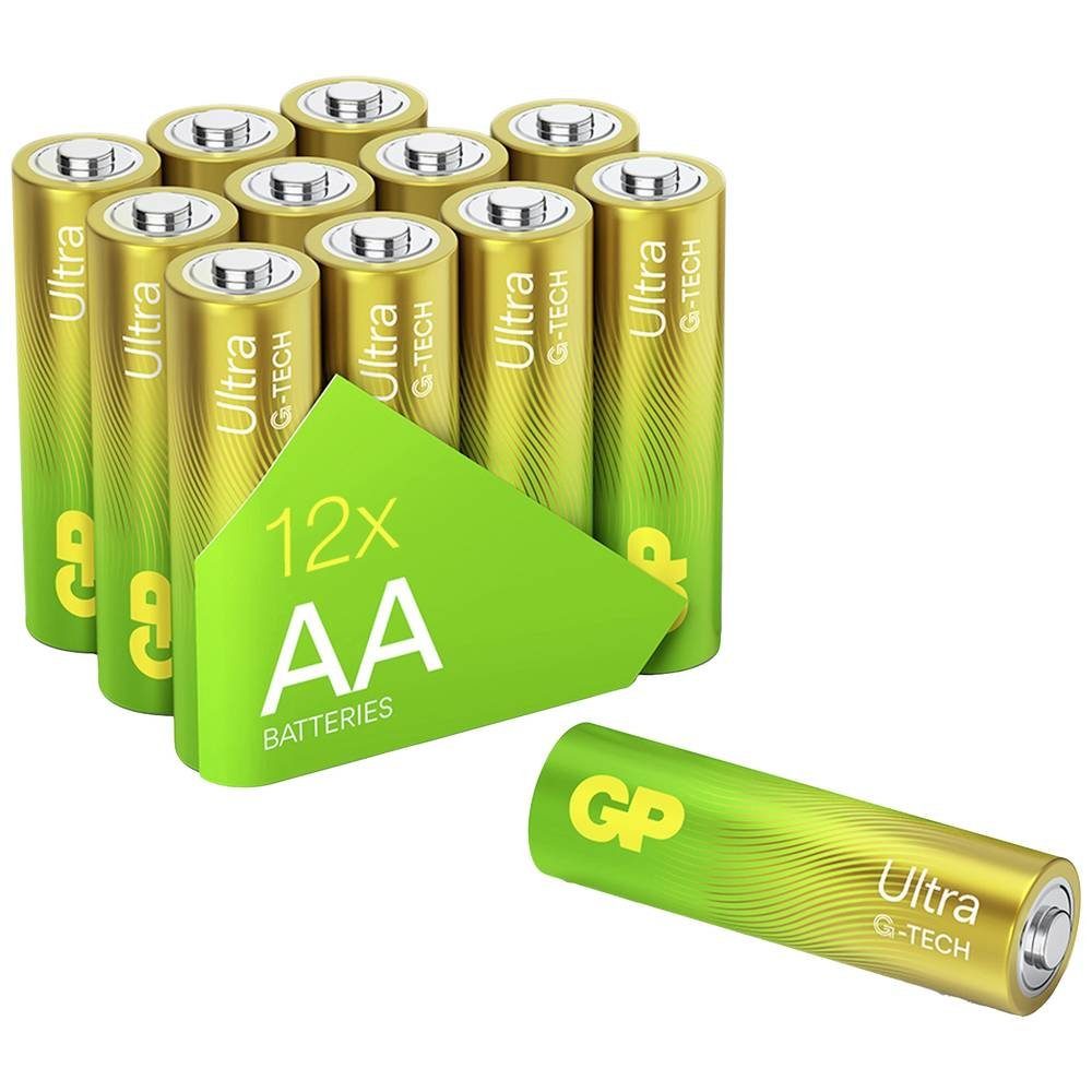 AA Mignon, Batteries Alkaline GP Batterien Longlife, GP Ultra Akku