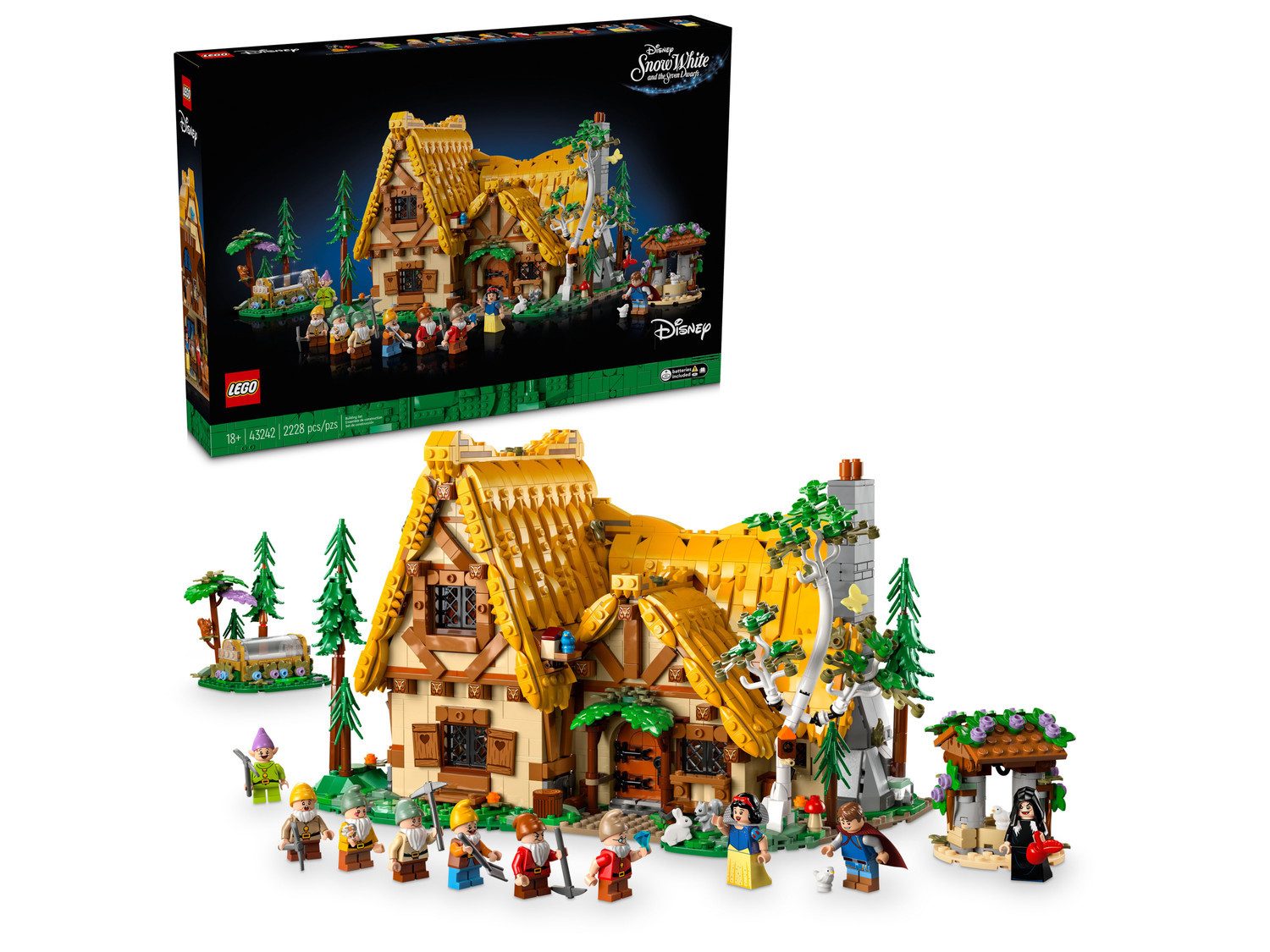 LEGO® Disney 43242 Die Hütte von Schneewittchen und den sieben Zwergen Spie günstig online kaufen