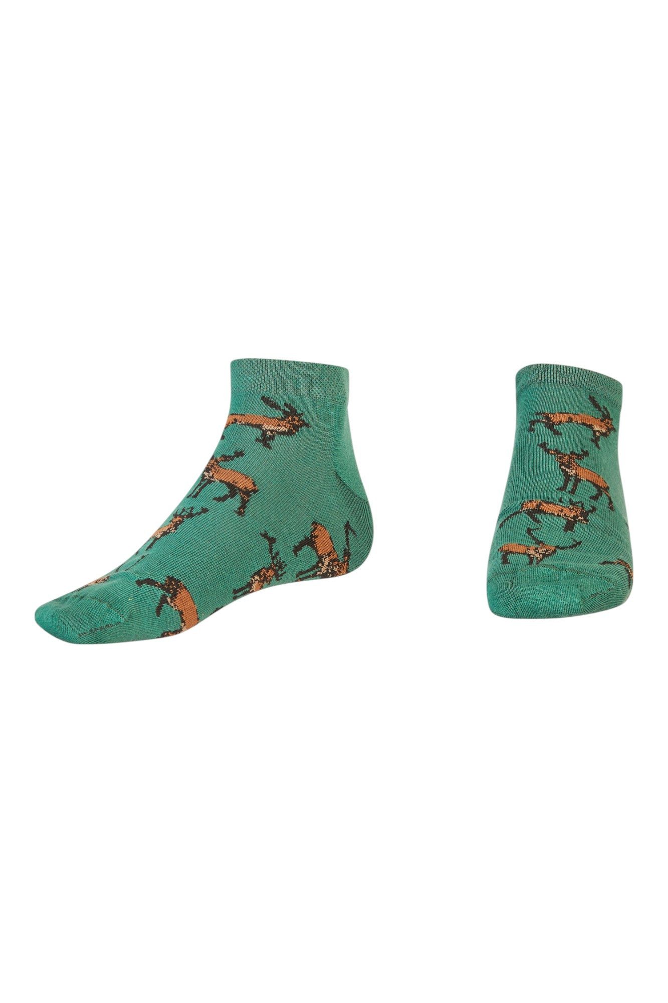 Sneakersocken AbgeStrumpft Hirsch Sneaker