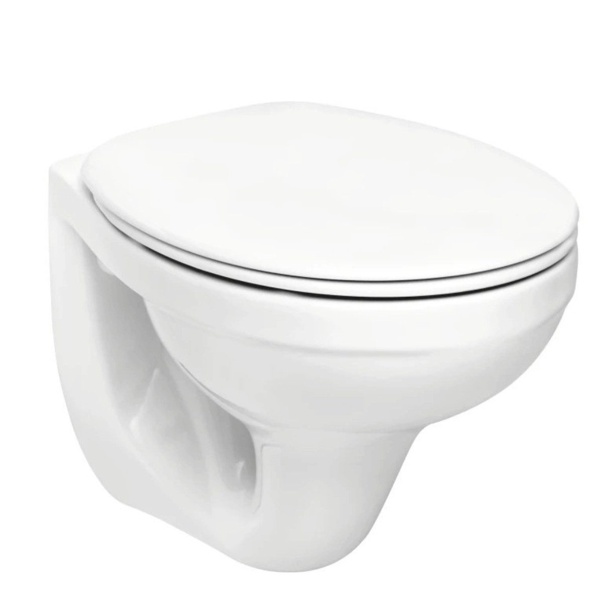 baliv WC-Komplettset Wand-WC-Set, Unterputz, (mit Vorwandelemen 1-St. für die Trockenbaumontage), WC (Softclose-Sitz) & Betätigungsplatte