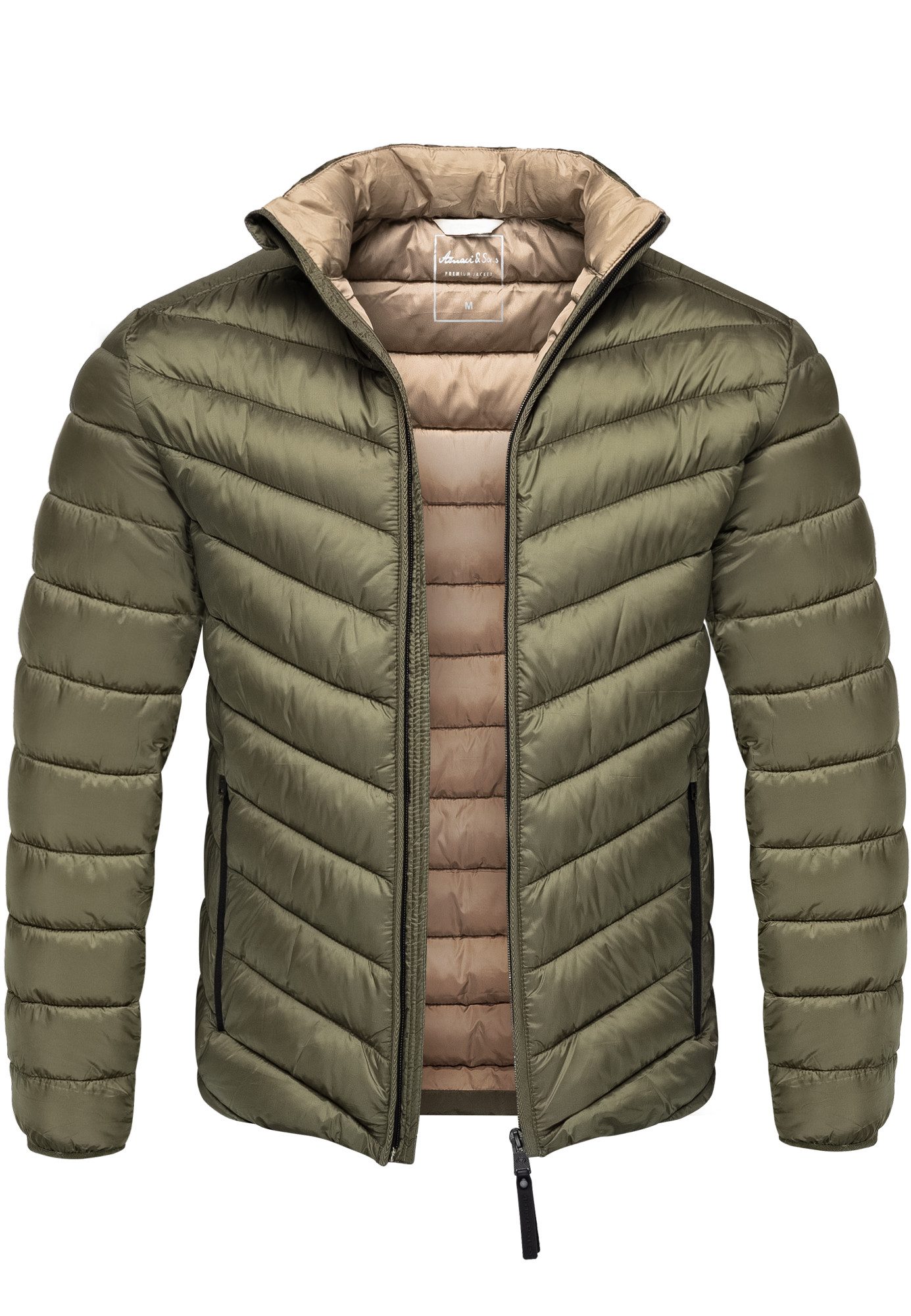 Amaci&Sons Steppjacke CHANDLER Steppjacke Herren gefütterte Outdoor Basic Ü günstig online kaufen