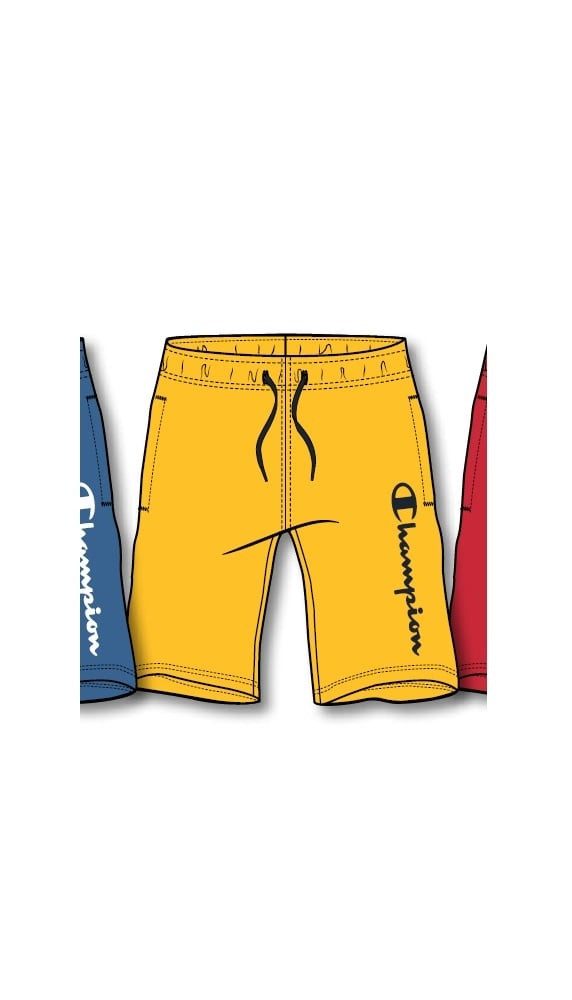 Bermudas Freizeithose (Baumwolle) kurz gelb Jungen