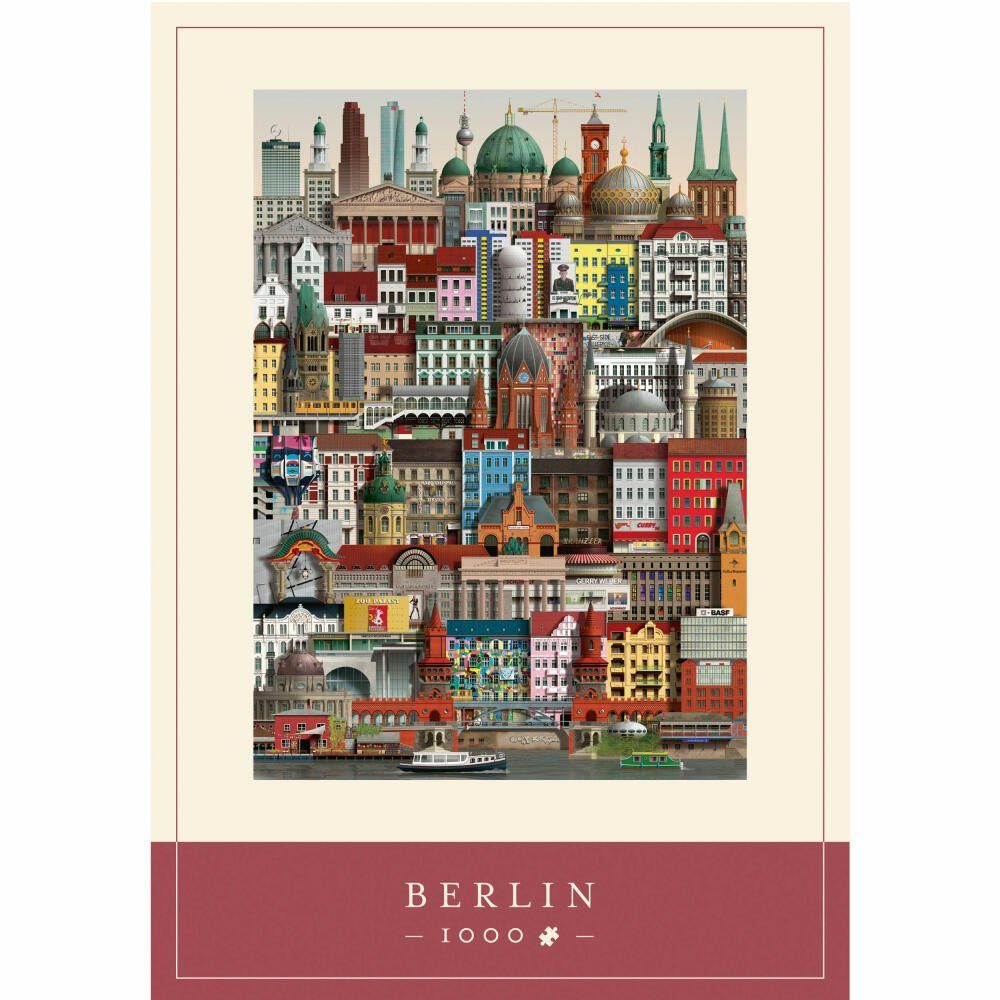 Martin Schwartz Puzzle Berlin 50 x 70 cm, 1000 Puzzleteile günstig online kaufen