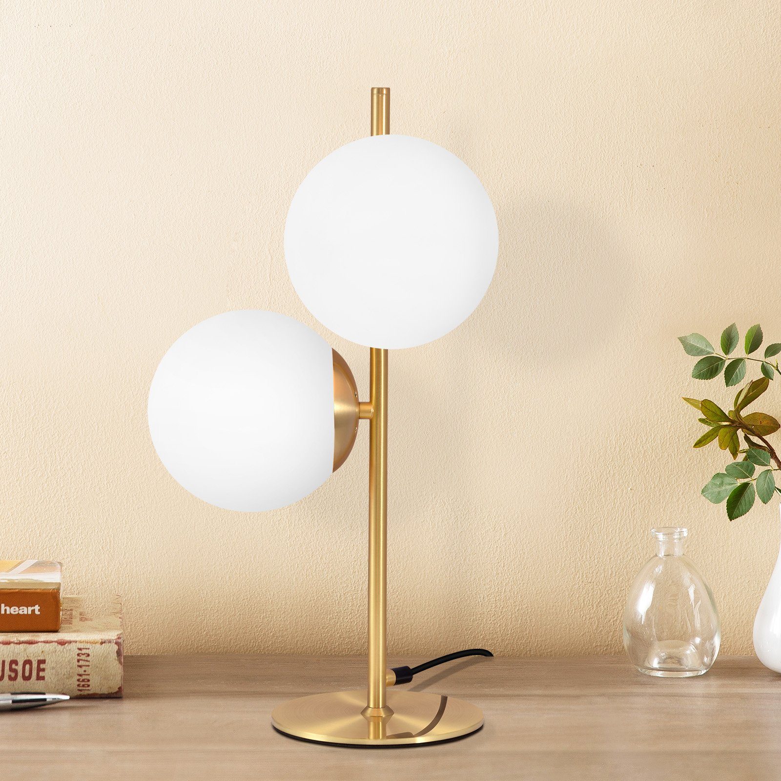 ZMH Tischleuchte Tischlampe Nachttischlampe Vintage - günstig online kaufen
