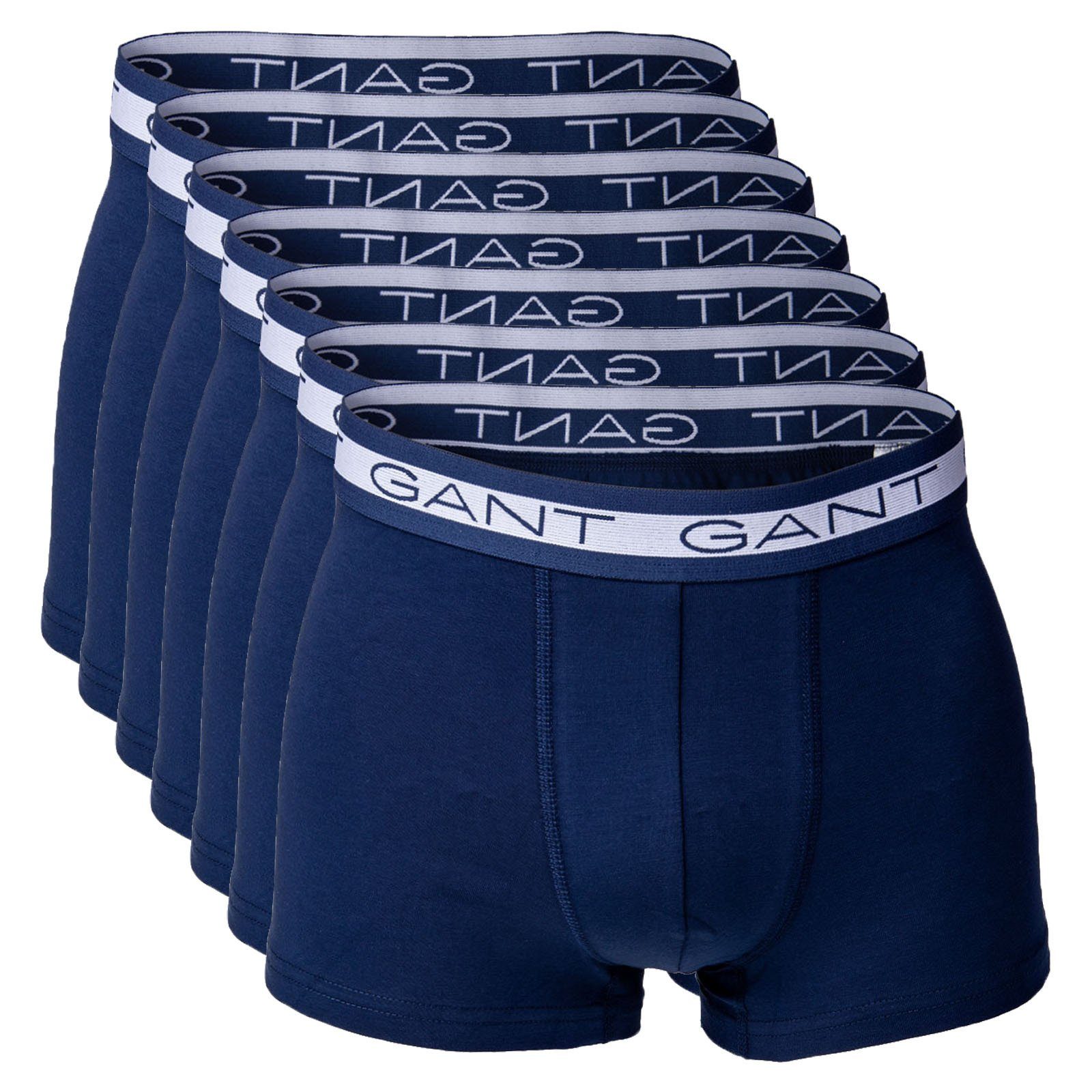 Boxer Herren Boxer Blau Pack Basic Shorts, Trunks 7er - Gant