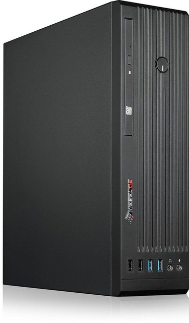 Kiebel Media Office Home PC Slim PC (AMD Ryzen 5 AMD Ryzen 5 4600G, Radeon, 16 GB RAM, 1000 GB SSD, Luftkühlung)