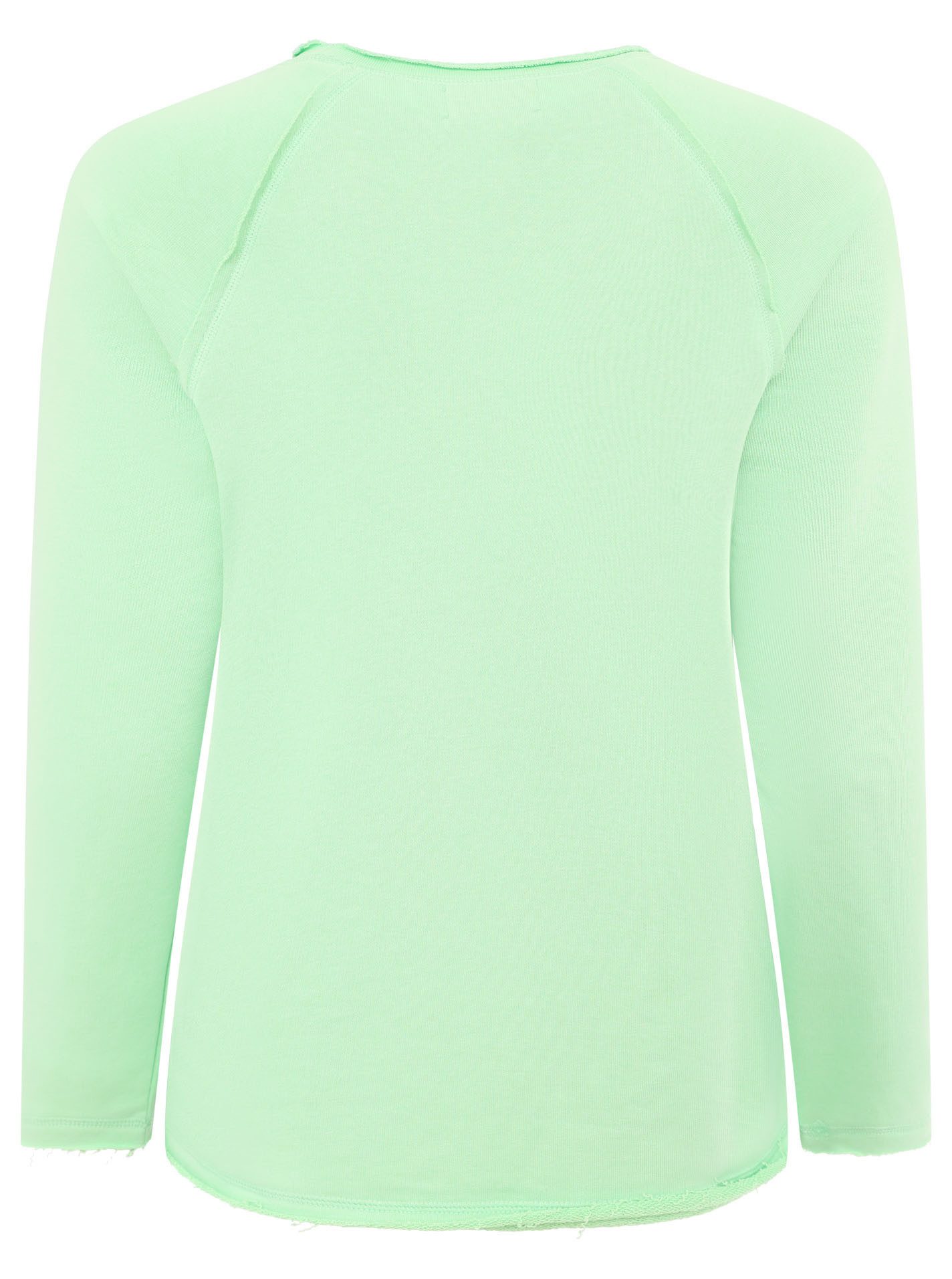 Zwillingsherz Sweatshirt "Smile" mit fröhlichem Statement-Print