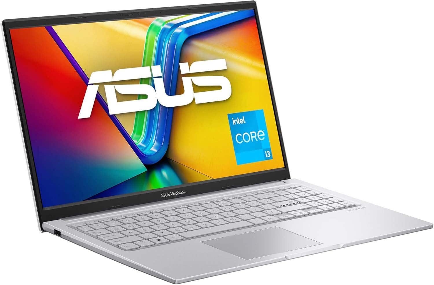 Asus ViveBook Go 15 Laptop Intel Core i3 N305 - 3,8GHz - 8GB RAM Office Notebook (39,6 cm/15.6 Zoll, Intel Core i3 N305, Intel UHD Grafik (iGPU), 8 GB, 512 GB SSD, Webcam mit Abdeckung, Nummernblock, Schule Uni Studium Büro Laptop)
