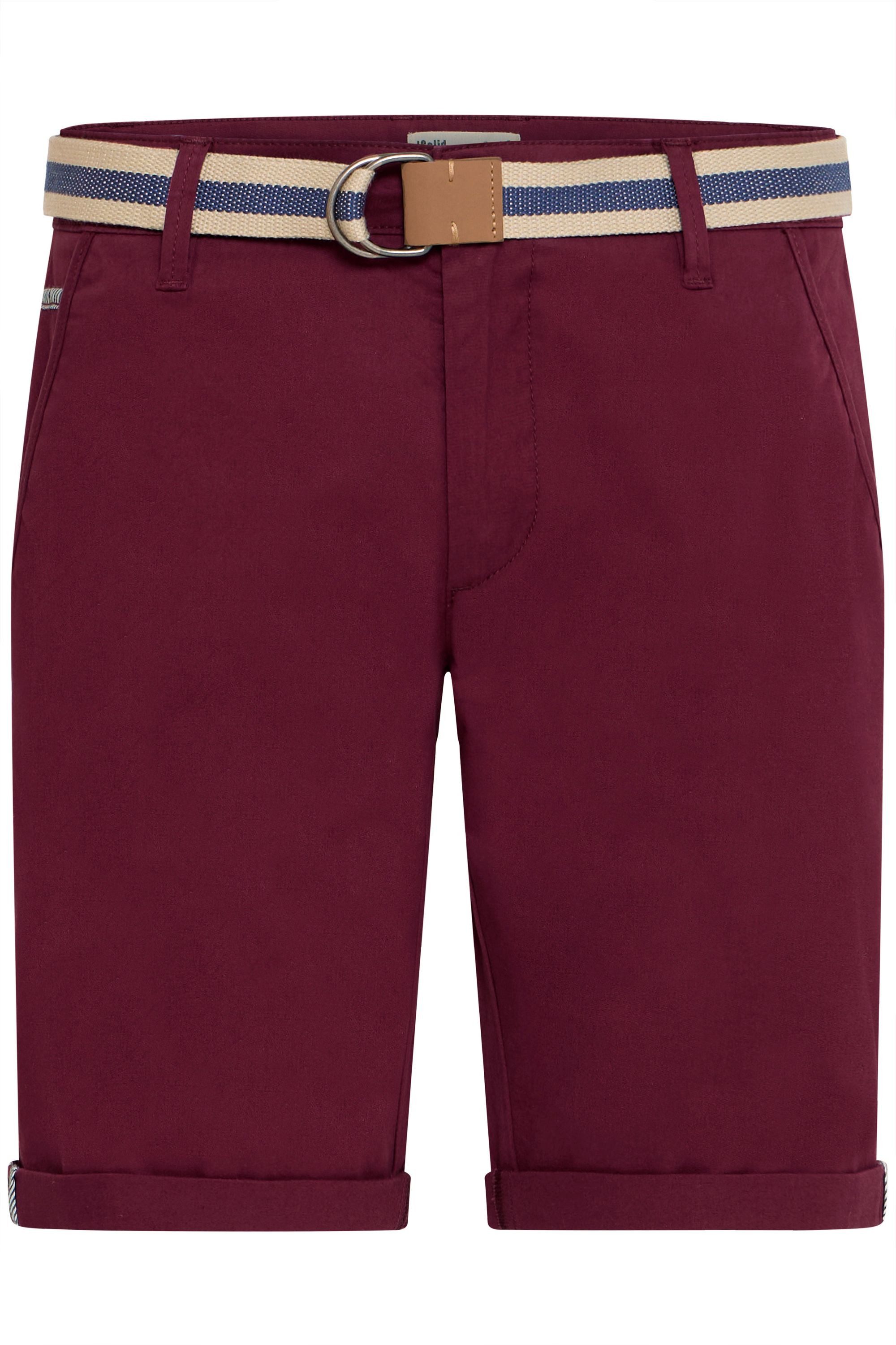 !Solid Chinoshorts SDMonty Kurze Hose mit Gürtel günstig online kaufen