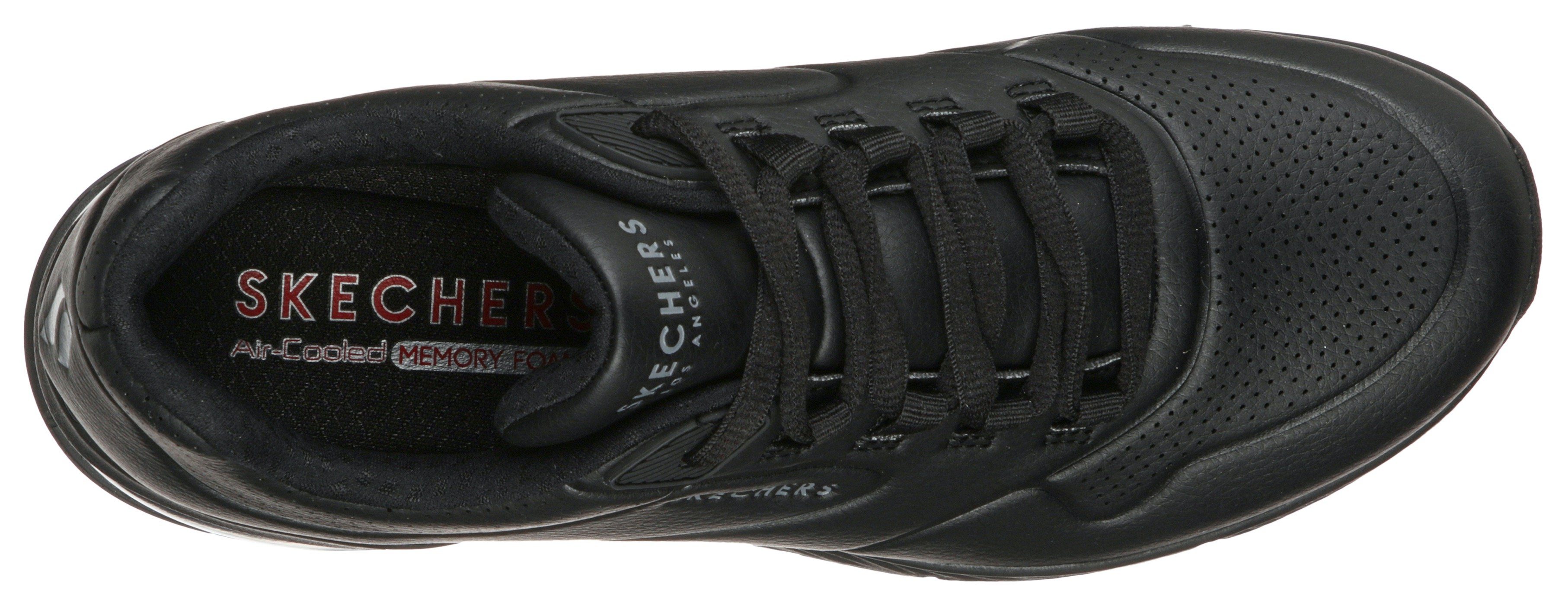 mit Skechers Skech-Air AROUND 2-AIR UNO schwarz Luftkammern YOU Sneaker