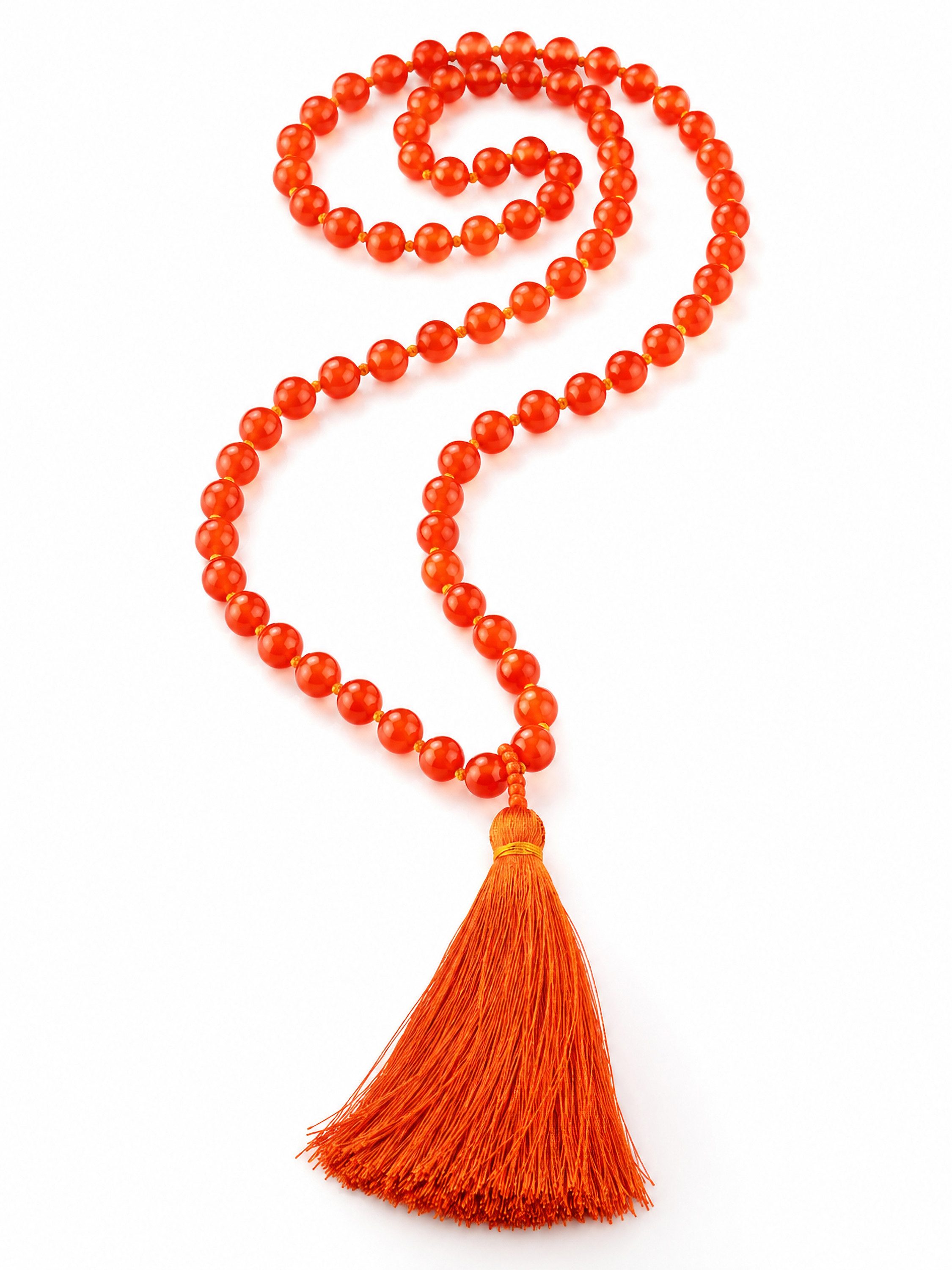 COLLEZIONE ALESSANDRO Lange Kette Dehli, mit echten Glasperlen