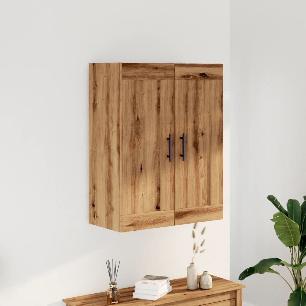 vidaXL Hängeschrank Wandschrank Artisan-Eiche 69,5x34x90 cm günstig online kaufen