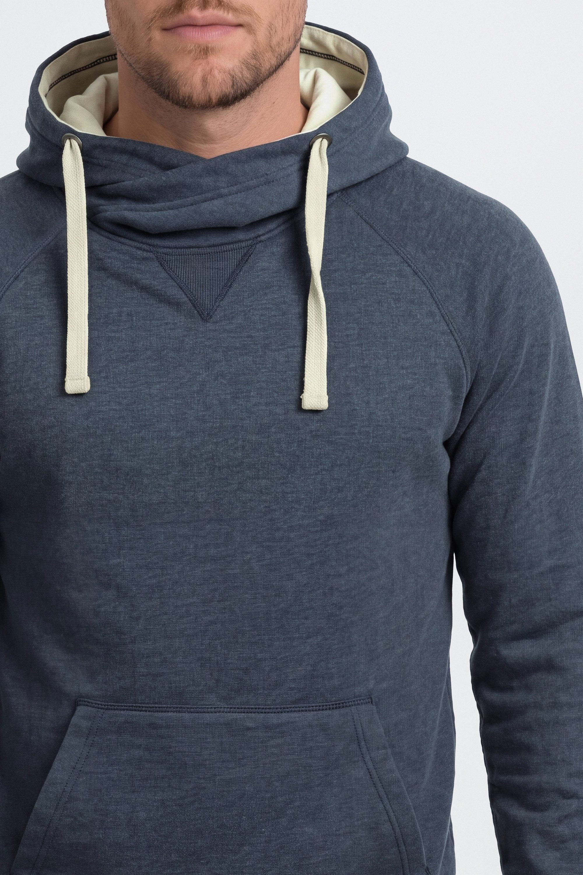 Blend Kapuzenpullover BHSales Kapuzensweatshirt mit Cross-Over Kragen – Bild 5 von 5