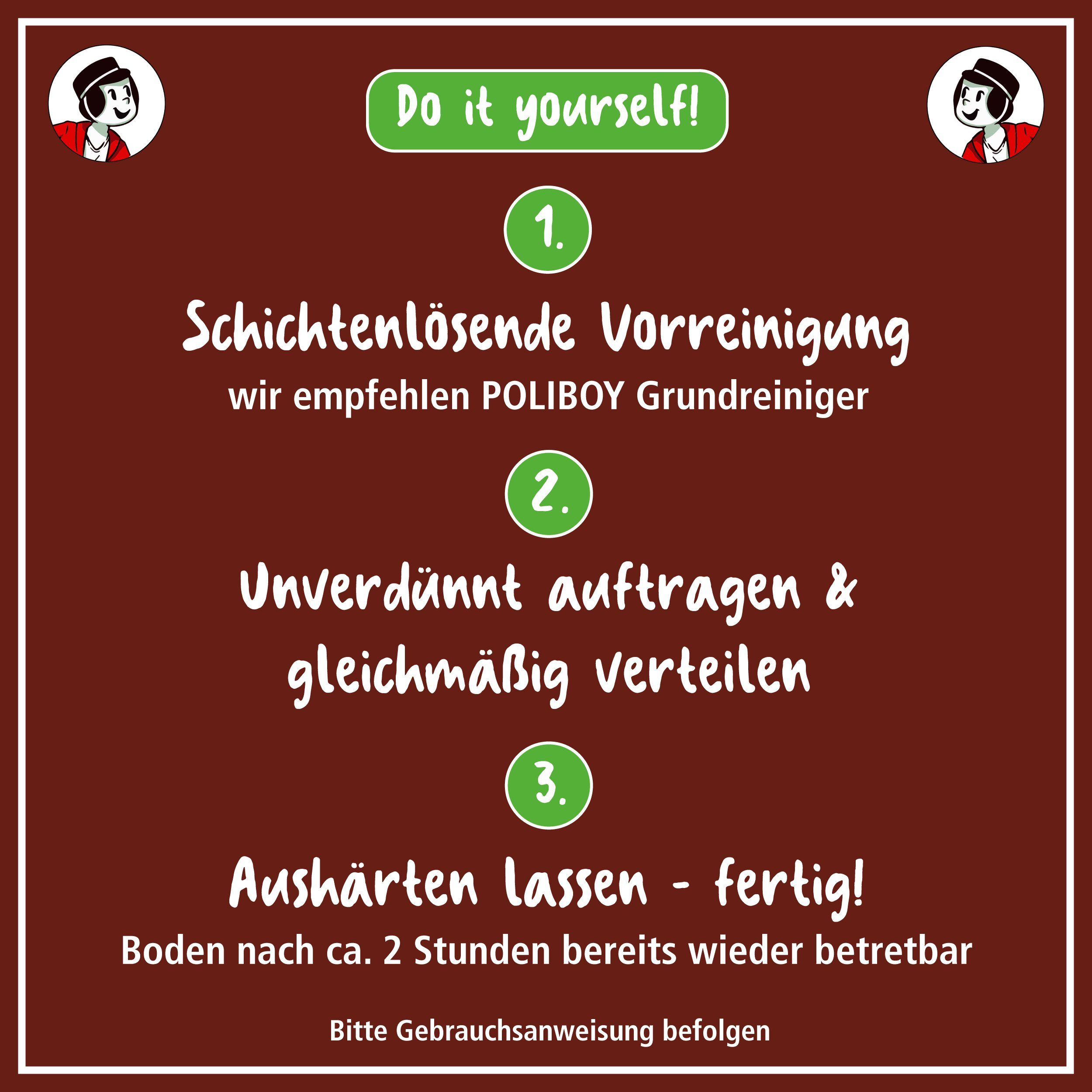 Korkböden Parkettreiniger Liter Holz- Renovierer 5 - (für abgenutzte poliboy in und Germany) - und - stumpfe Made glänzend