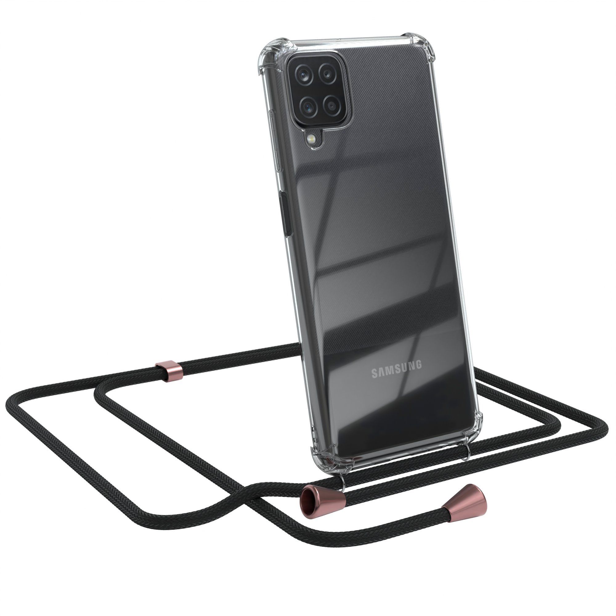 Handykette Hülle mit Kette für Samsung Galaxy A12