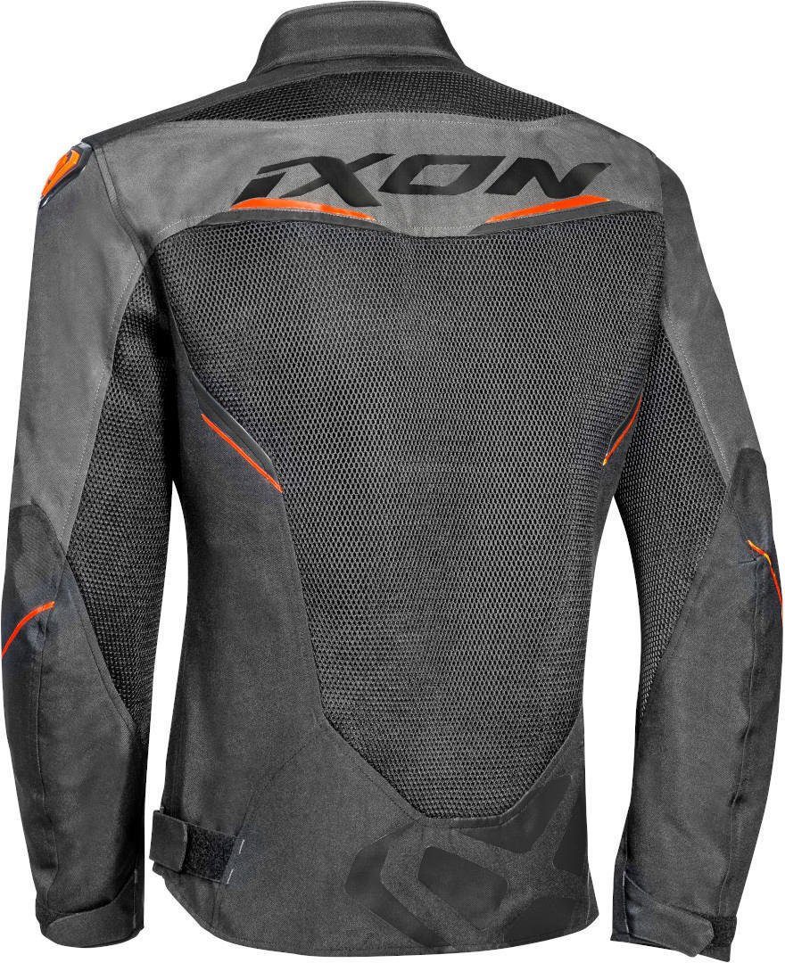 Motorrad Draco Black/Grey/Orange Textiljacke Motorradjacke Ixon