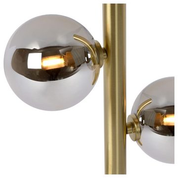 click-licht Stehlampe Stehleuchte Tycho in Gold-Matt und Grau G9 4-flammig, keine Angabe, Leuchtmittel enthalten: Nein, warmweiss, Stehlampe, Standlampe