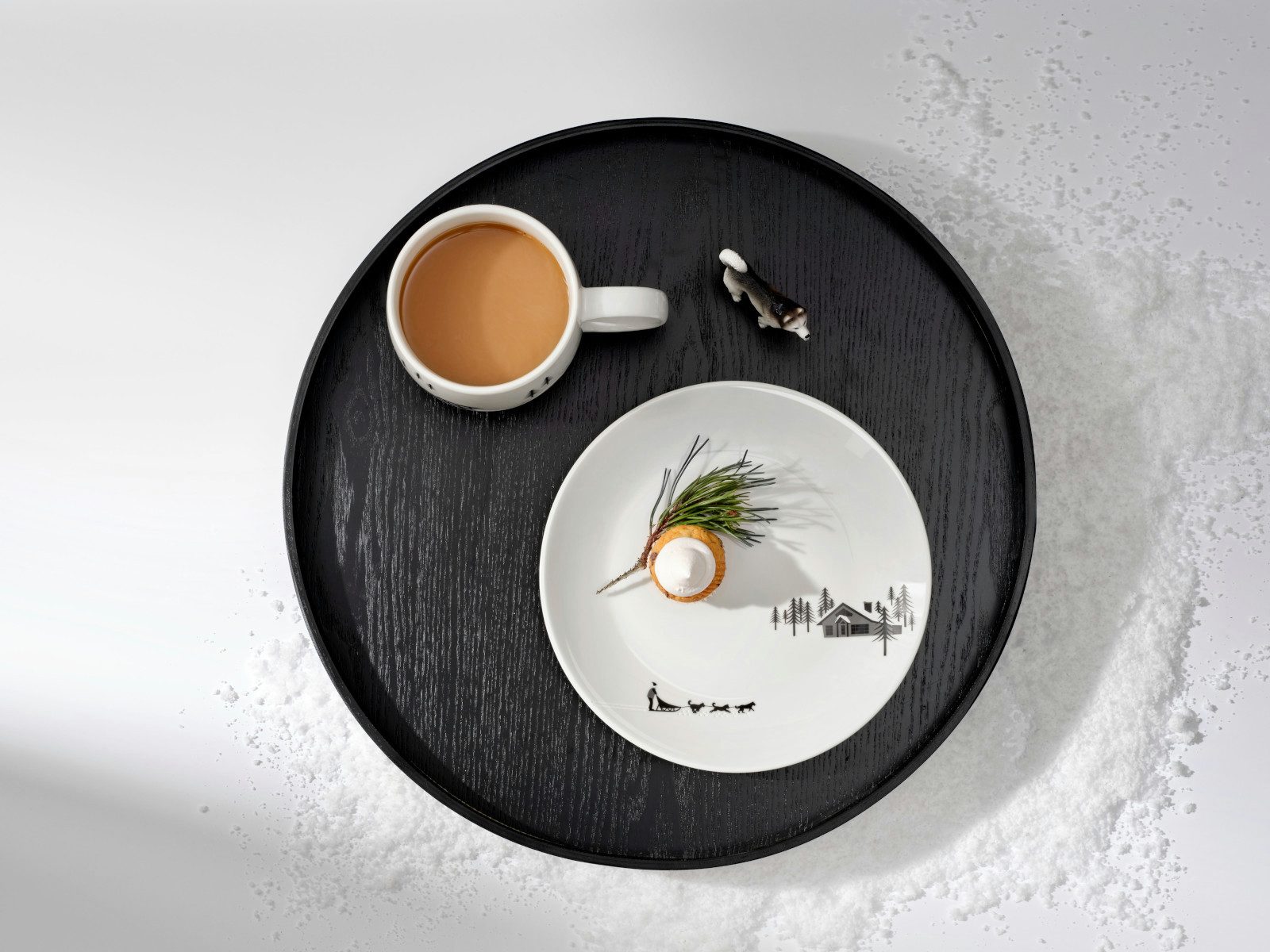 ASA SELECTION Dessertteller joy Dessertteller heart in the snow 21cm