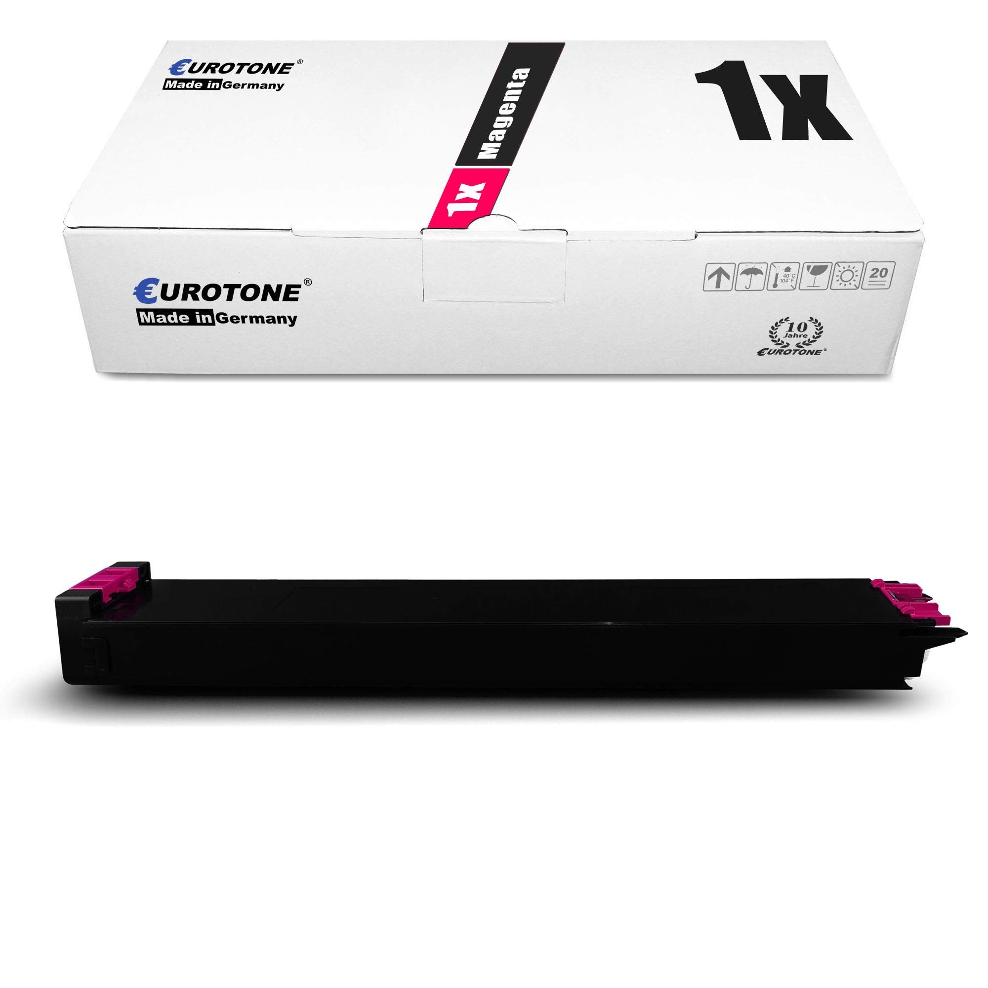 Eurotone Tonerkartusche 1x XXL Magenta Toner für Sharp MX 2630 3050 3060 3070 3550 3560 3570…, (Einzelpack, 1-St), Kompatibel, sofort einsatzbereit