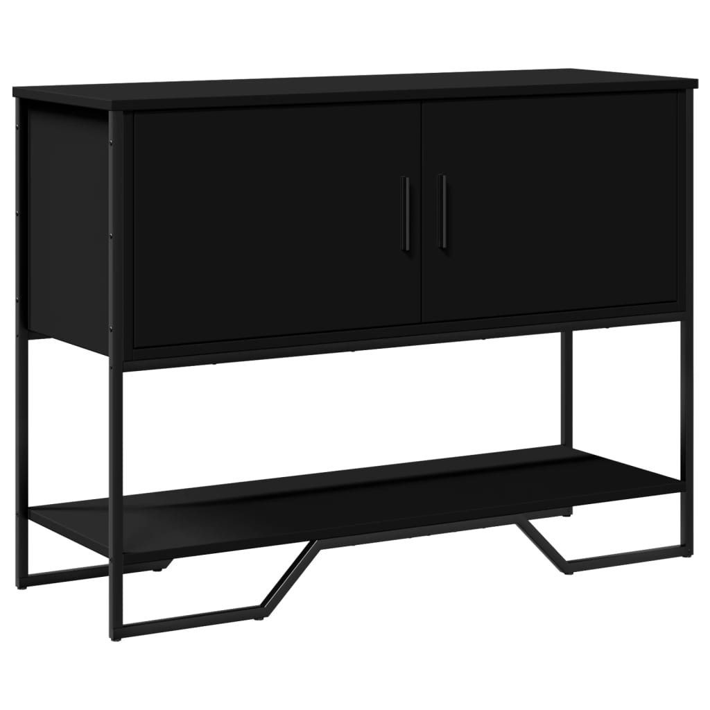 vidaXL Beistelltisch Konsolentisch Schwarz 100x35x74,5 cm günstig online kaufen