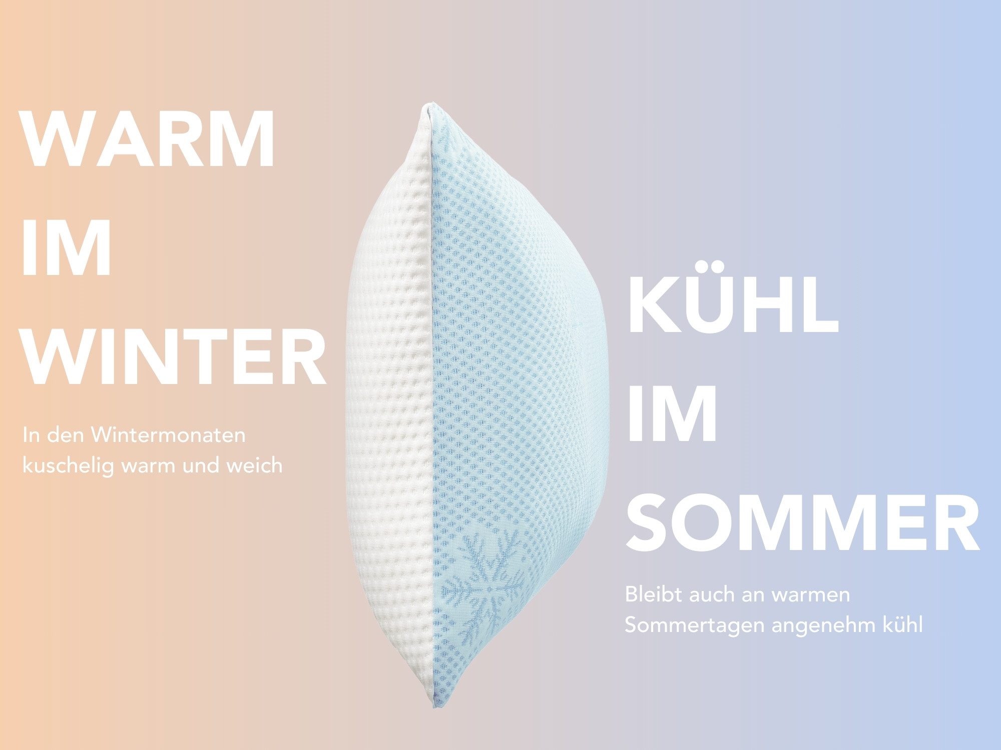 XDREAM Kopfkissen kühlendes Kissen, Füllung: Schaumstoffstäbchen, günstig online kaufen