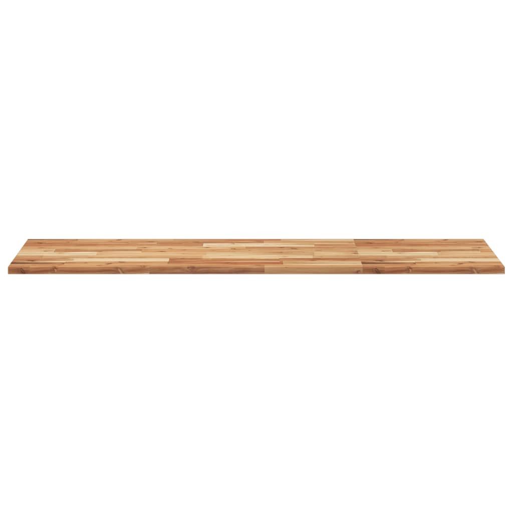 vidaXL Badezimmerspiegelschrank Waschtischplatte Ölbeschichtung 160x50x2 cm Massivholz (1-St)