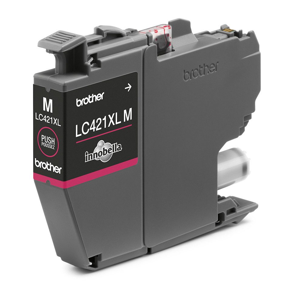 Brother Tintenpatrone LC-421XLM Magenta (ca. 500 Seiten) Tintenpatrone