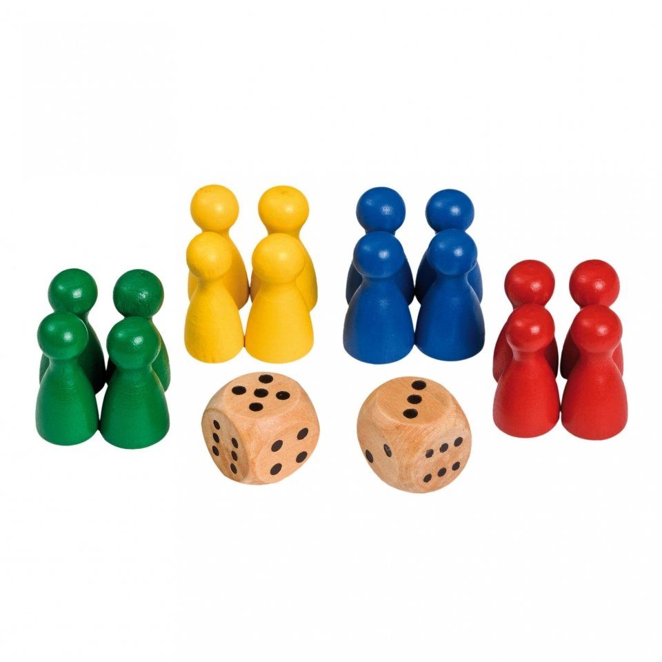 Philos Spiel, Spielkegel - 24 x 12 mm - mit Würfel