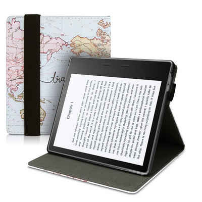 kwmobile E-Reader-Hülle Hülle für Amazon Kindle Oasis 10. Generation, Schlaufe Ständer - e-Reader Schutzhülle - Flip Cover Case