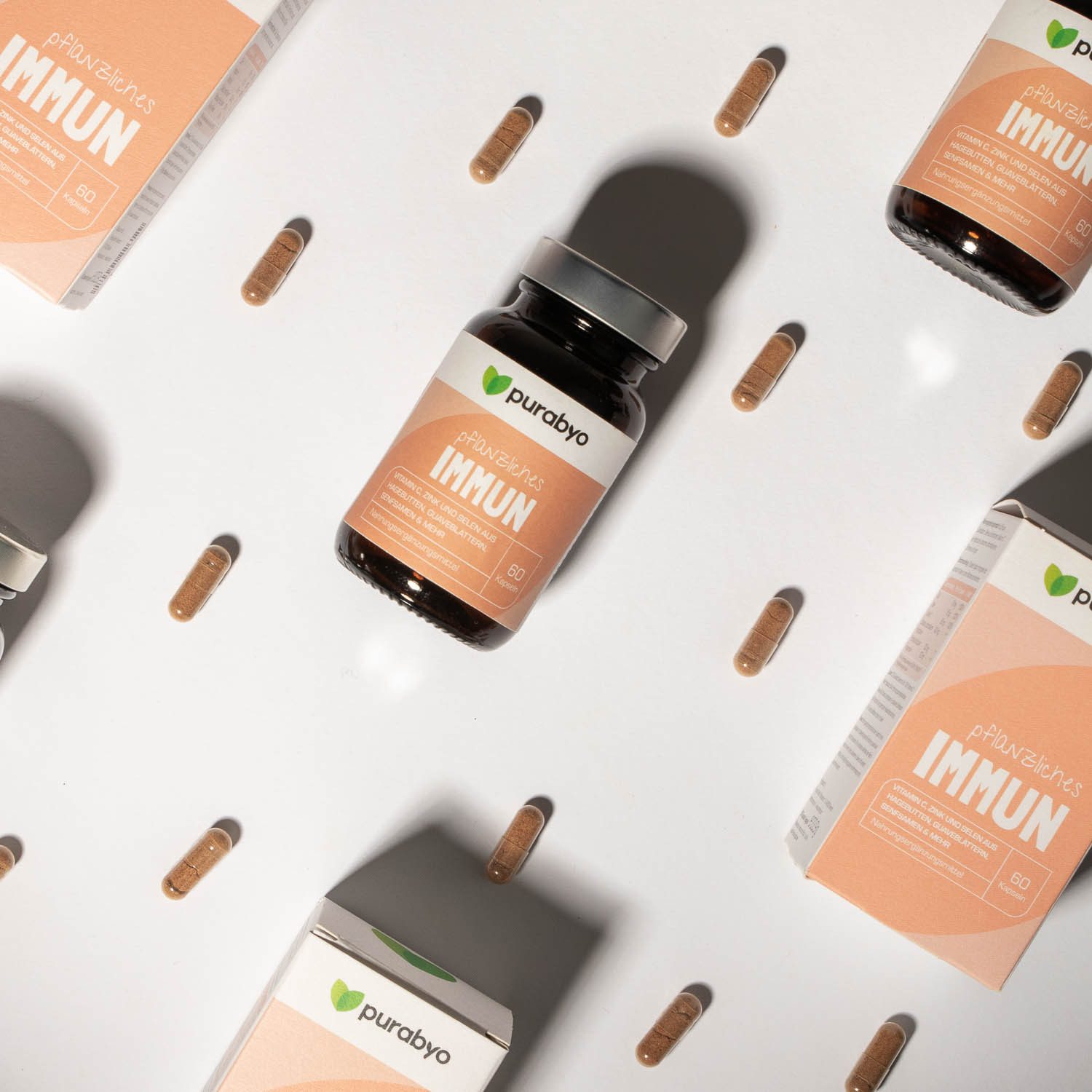 Purabyo Pflanzliches Immun Kapseln, 1 er 60 St., 33 g