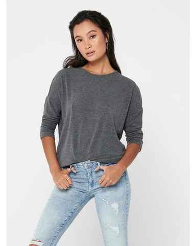 ONLY 3/4-Arm-Shirt ONLGLAMOUR 3/4 TOP JRS NOOS in lässiger Oversize-Form