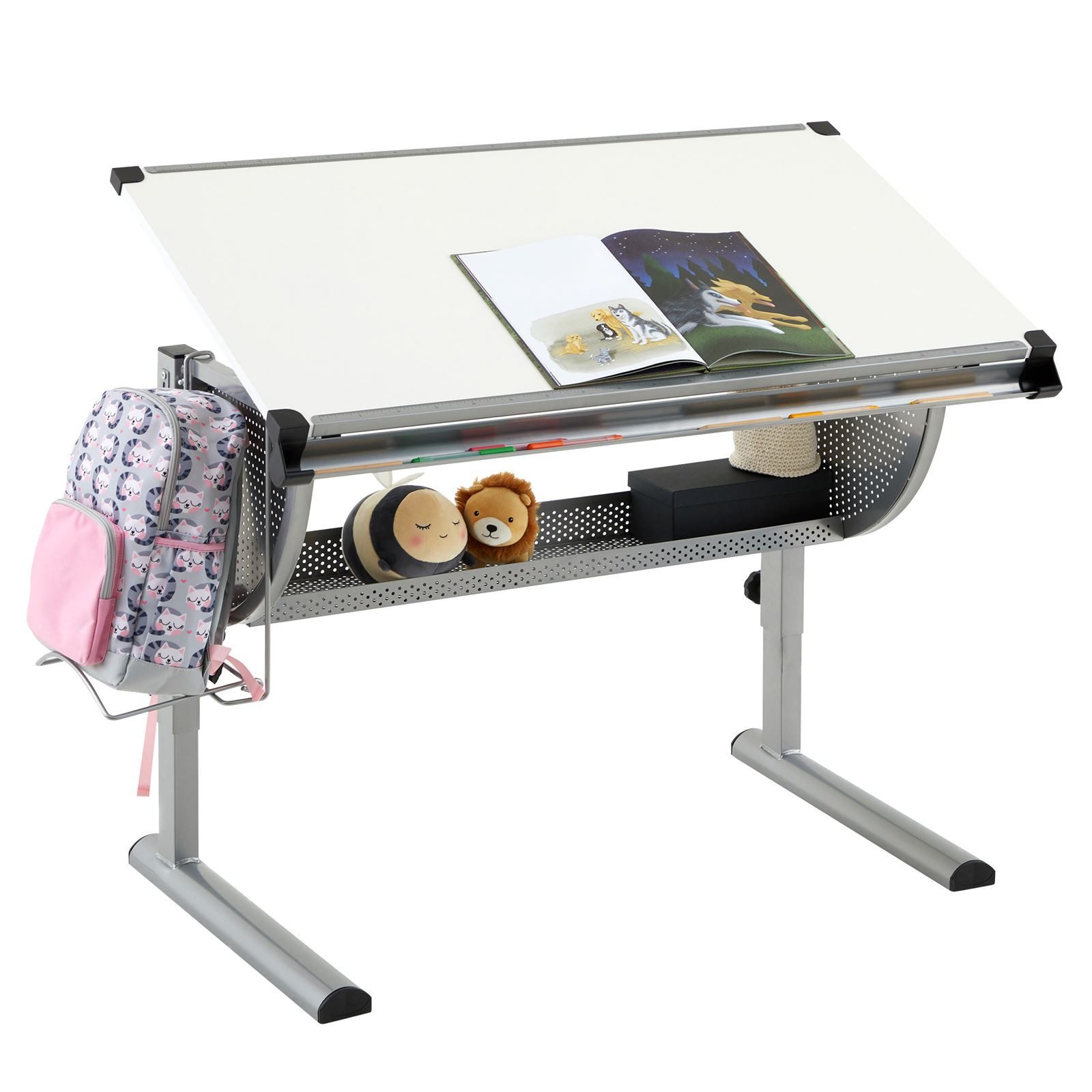 IDIMEX Kinderschreibtisch MADS, Kinderzimmer Schreibtisch höhenverstellbar günstig online kaufen