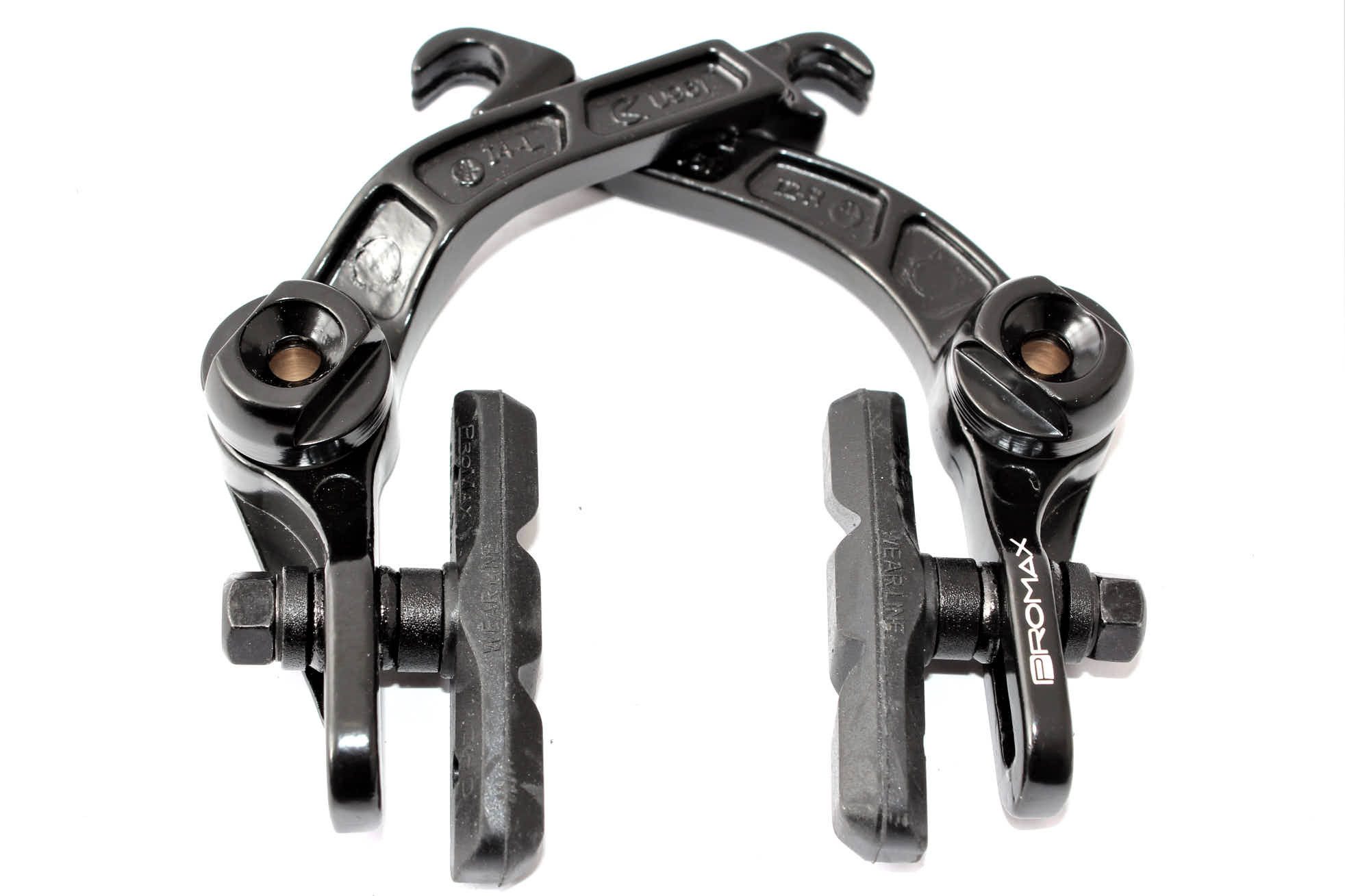 KHEbikes Felgenbremse PROMAX BMX U-Bremse vorne hinten 7005 Aluminium Schwarz