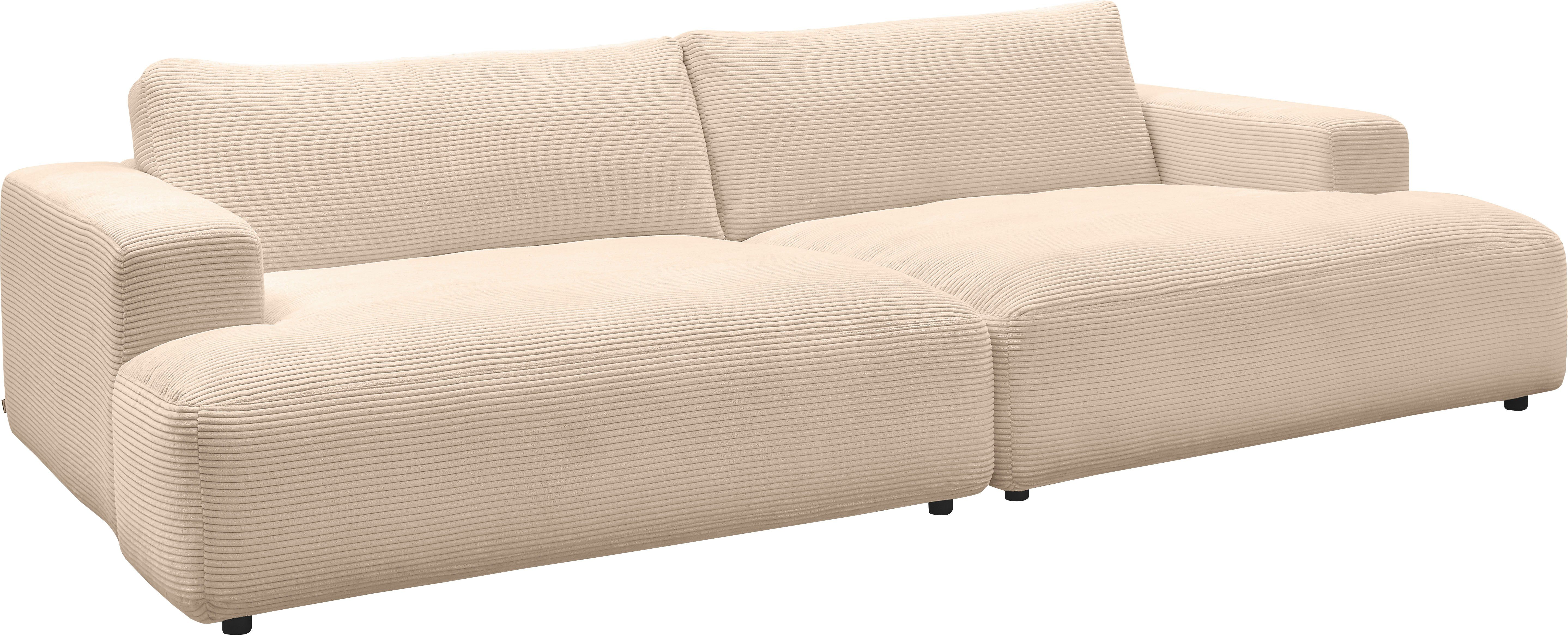 GALLERY M by 292 Loungesofa Lucia, Breite cm Cord-Bezug, nature branded Musterring