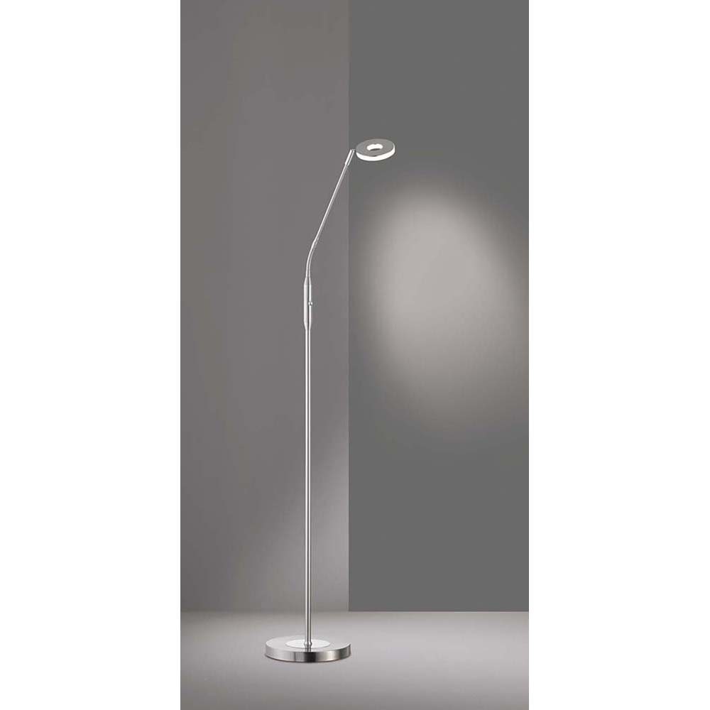 FISCHER & HONSEL LED Stehlampe, LED-Leuchtmittel fest verbaut, Warmweiß, Neutralweiß, Stehlampe Stehleuchte dimmbar LED Wohnzimmerleuchte CCT Beistelllampe